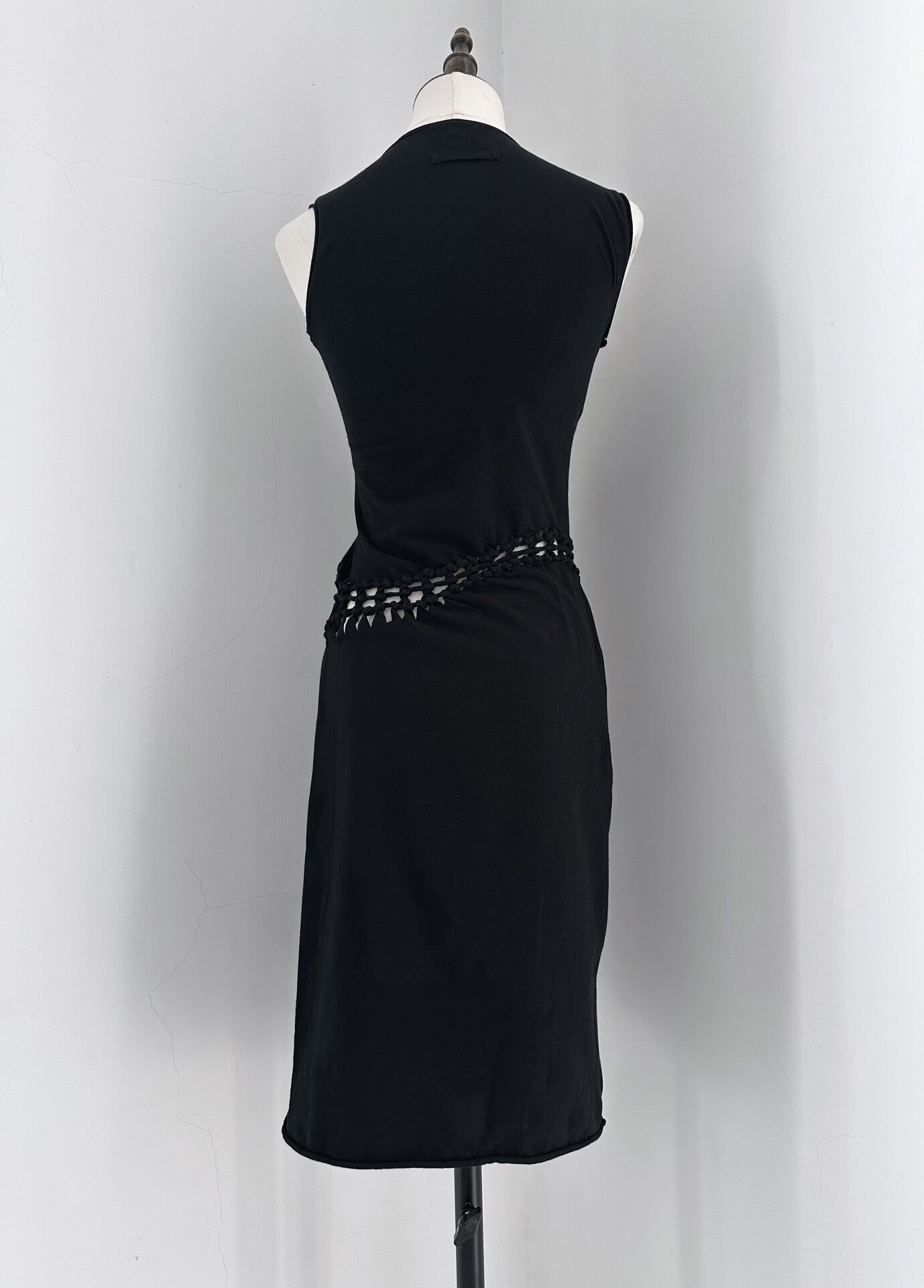 Jean Paul Gaultier Vintage Woven Cutout Dress — detail