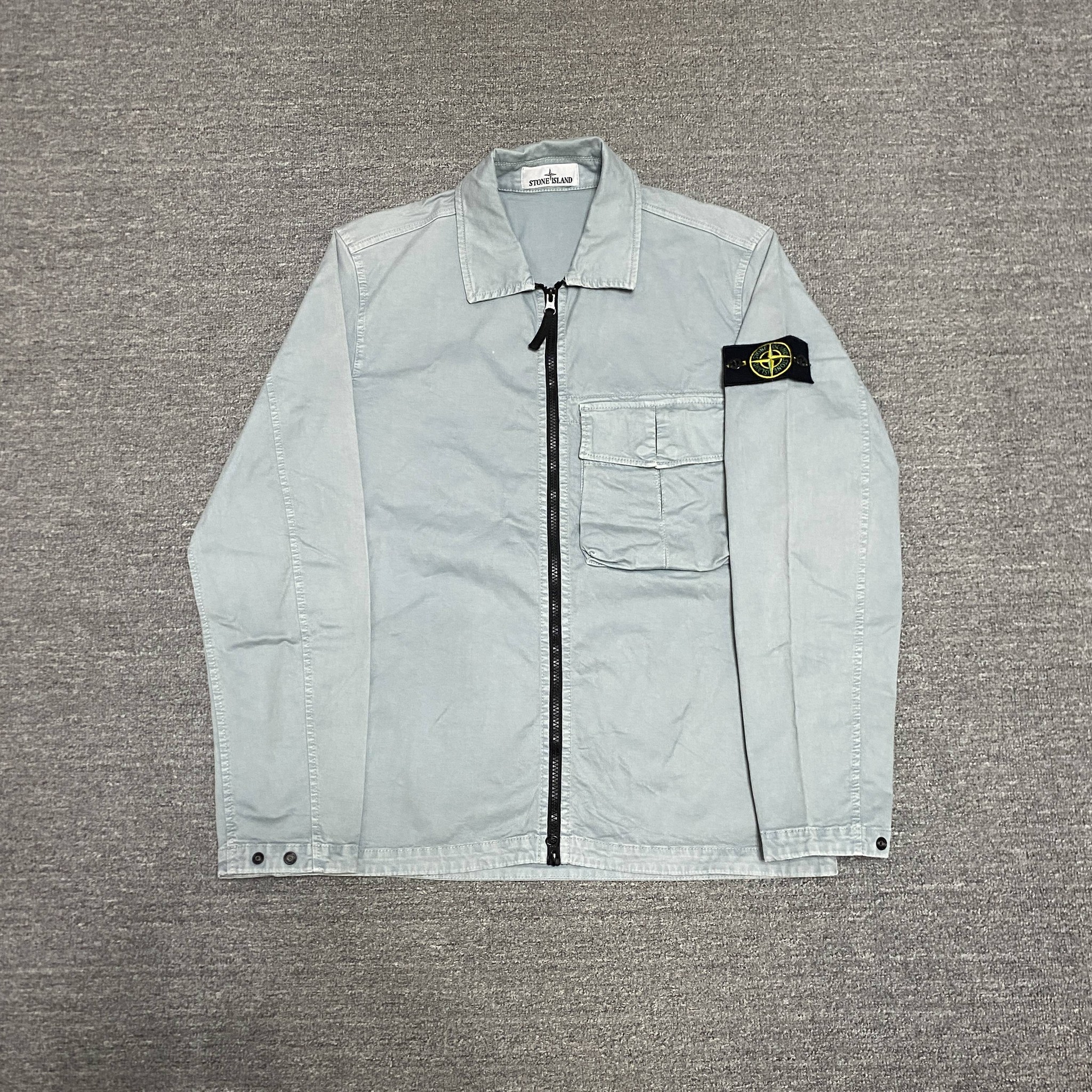 Stone Island 23SS Washed Sleeve Patch Jacket