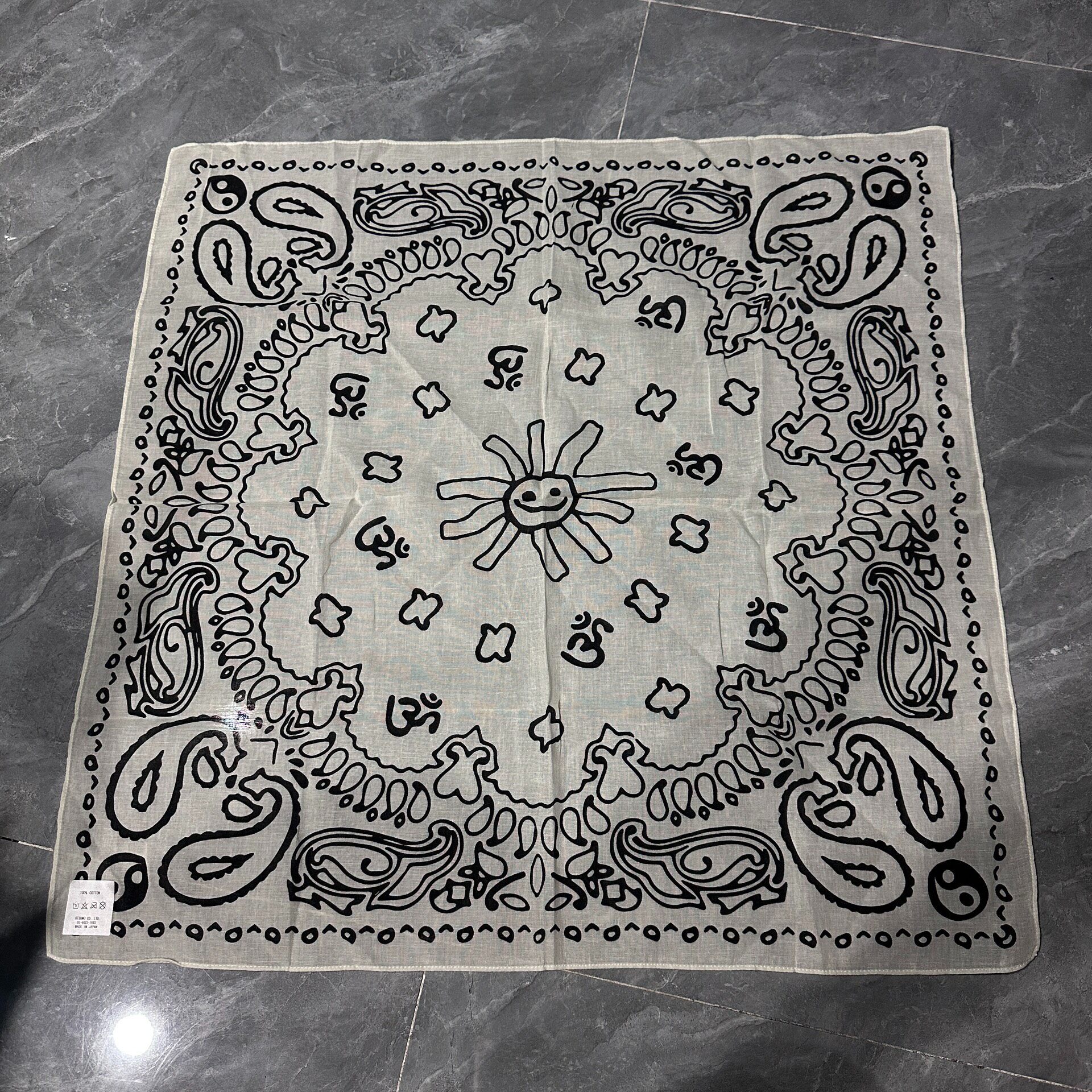 CPFM Sun Paisley Linen Scarf