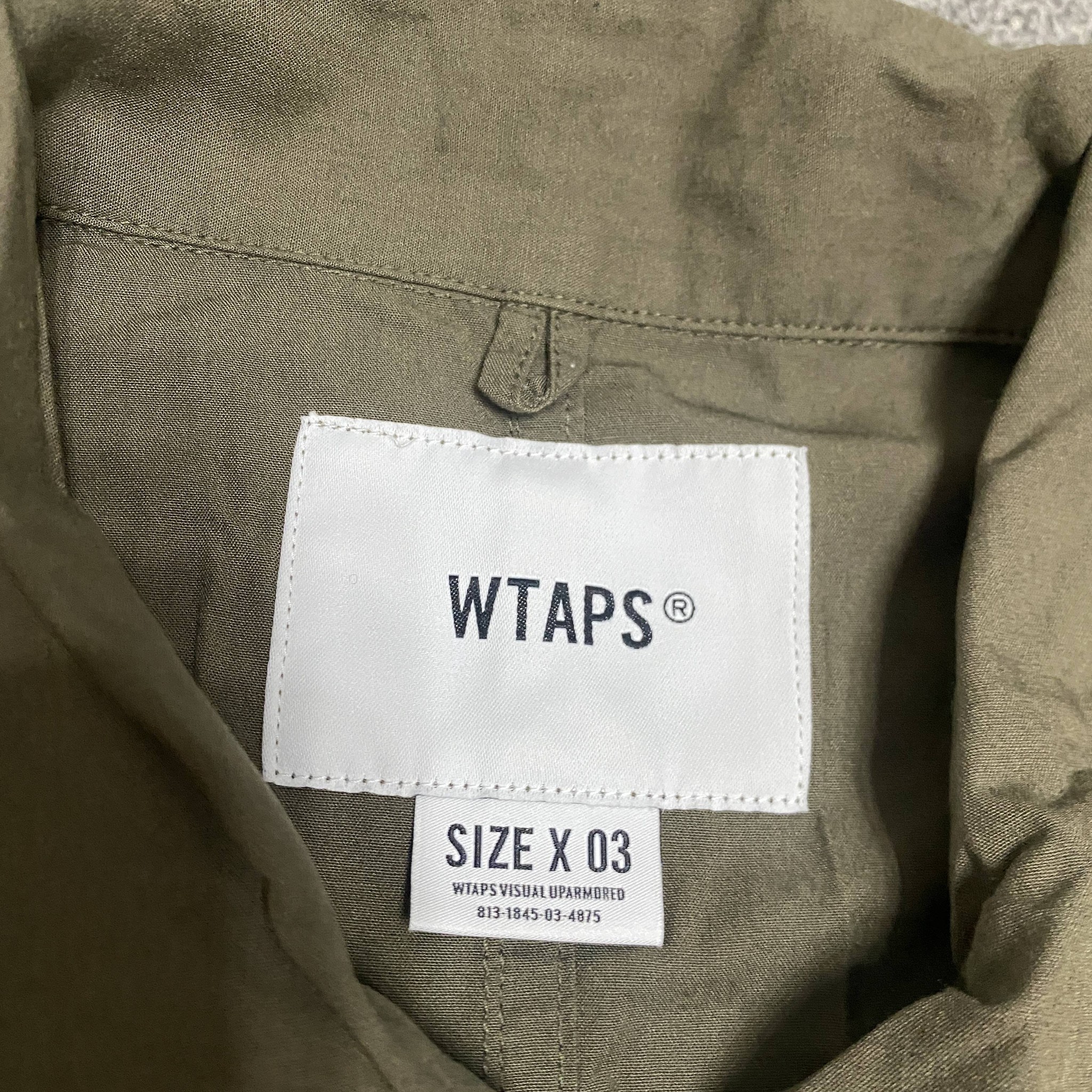 WTAPS 20SS BUDS Short-sleeve Shirt — label