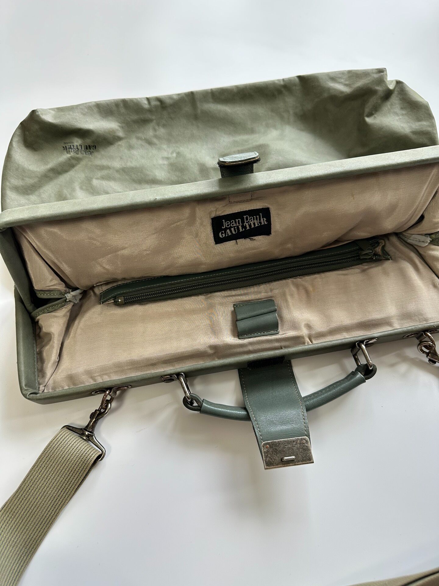 Vintage Jean Paul Gaultier Satchel Bag — label