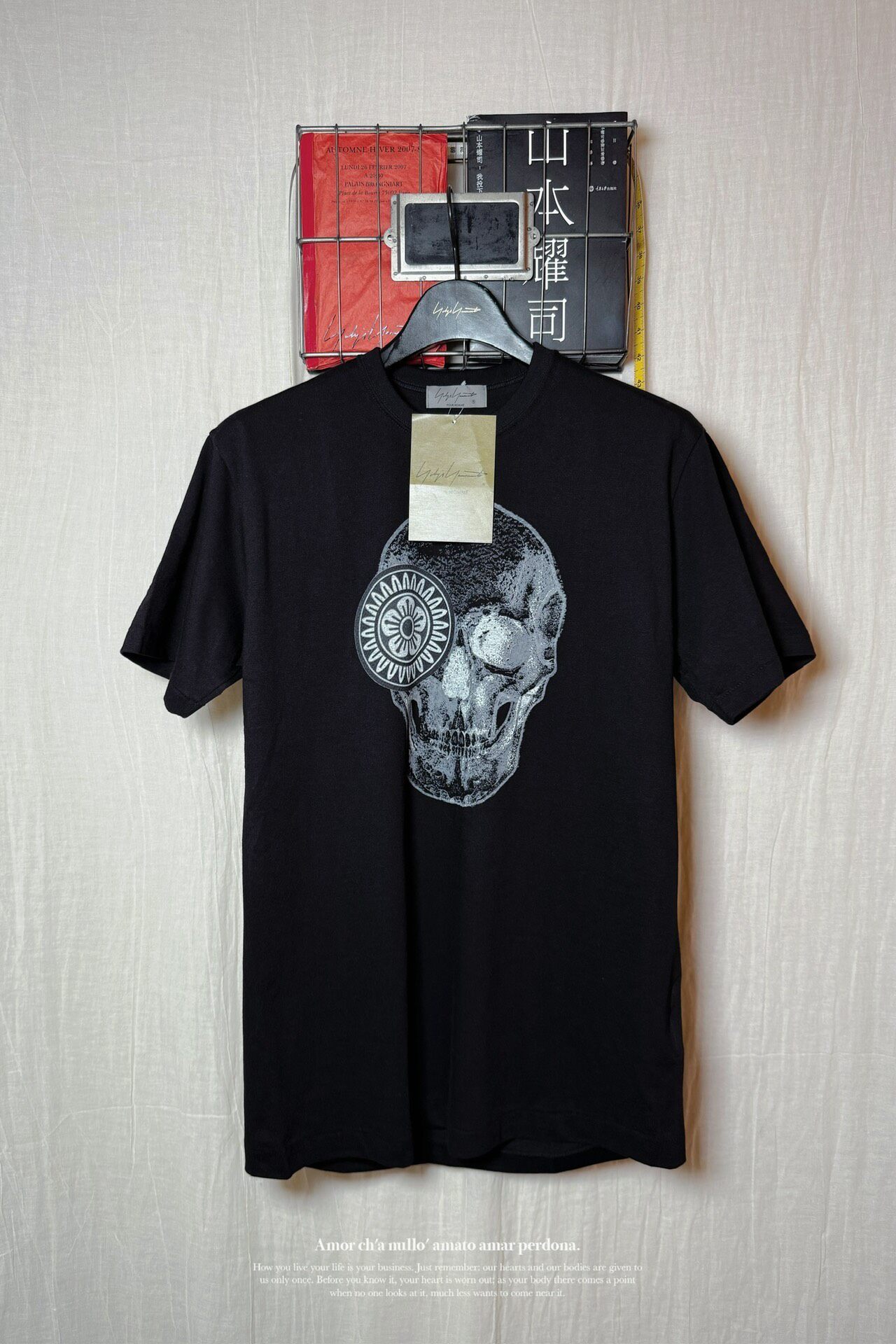 Yohji Yamamoto 25SS Skull T-Shirt
