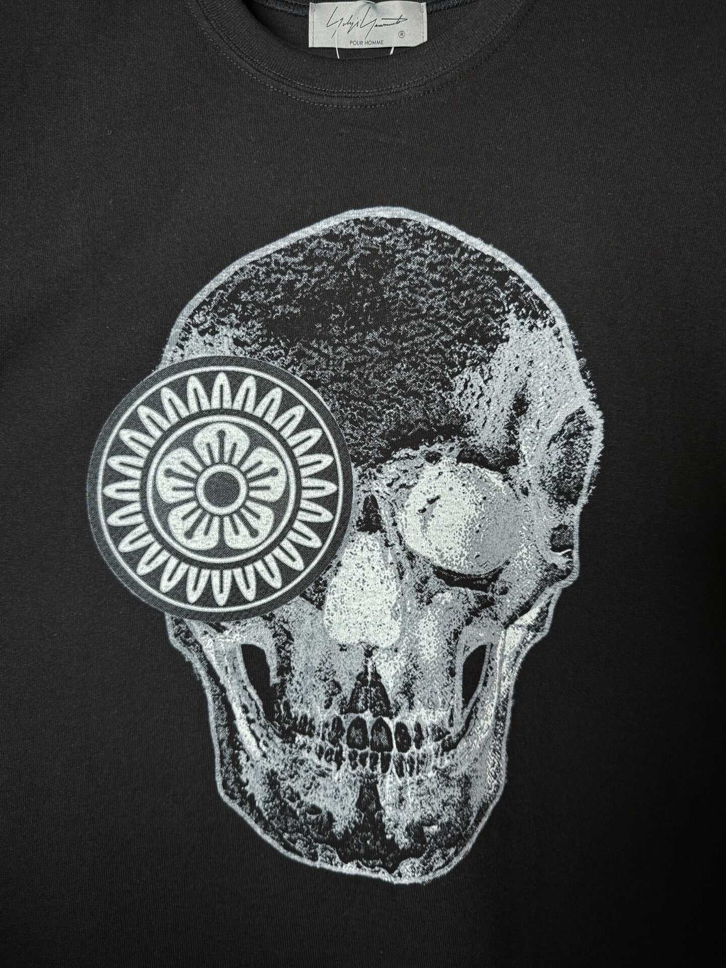 Yohji Yamamoto 25SS Skull T-Shirt — back