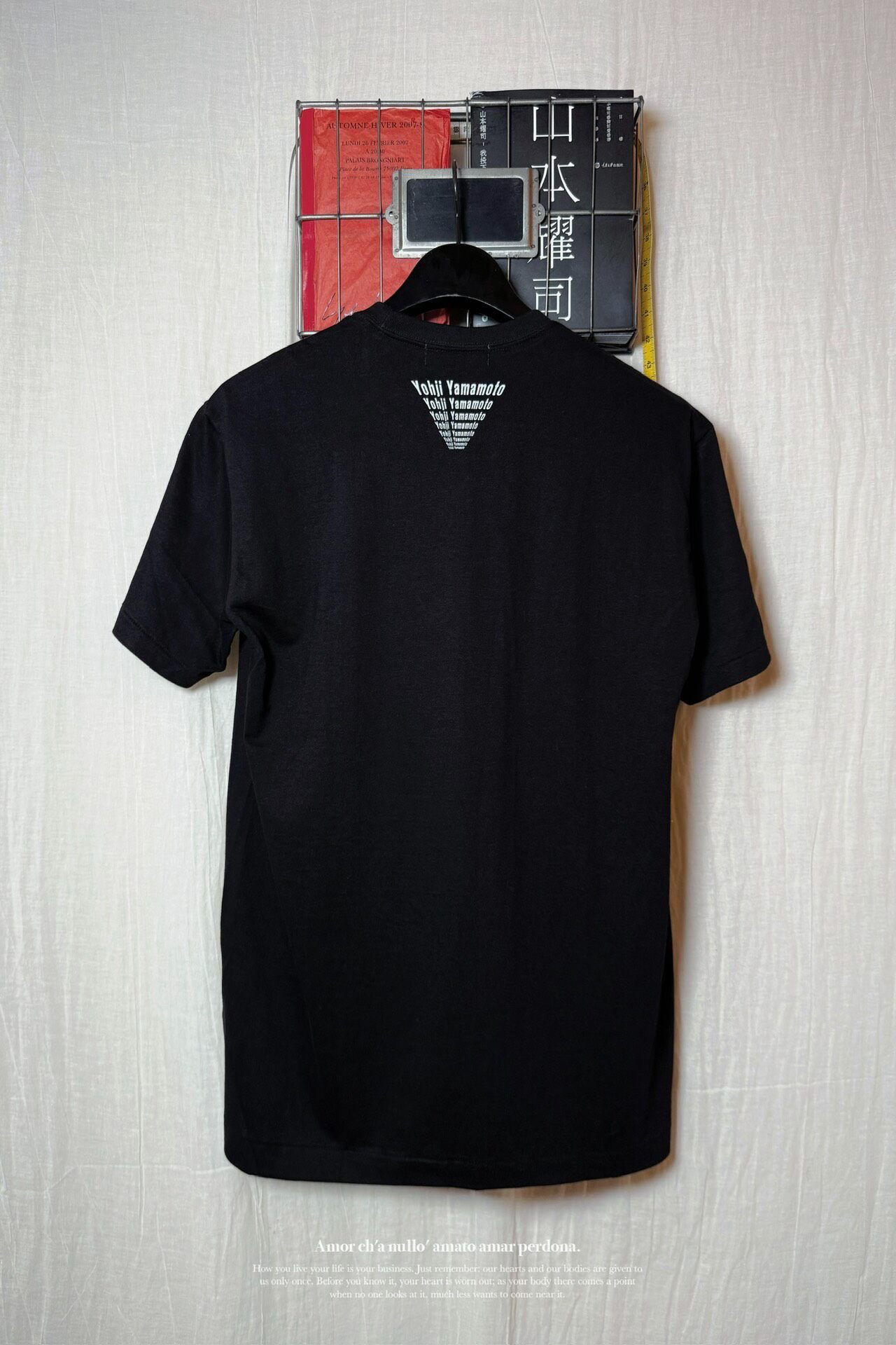 Yohji Yamamoto 25SS Skull T-Shirt — label