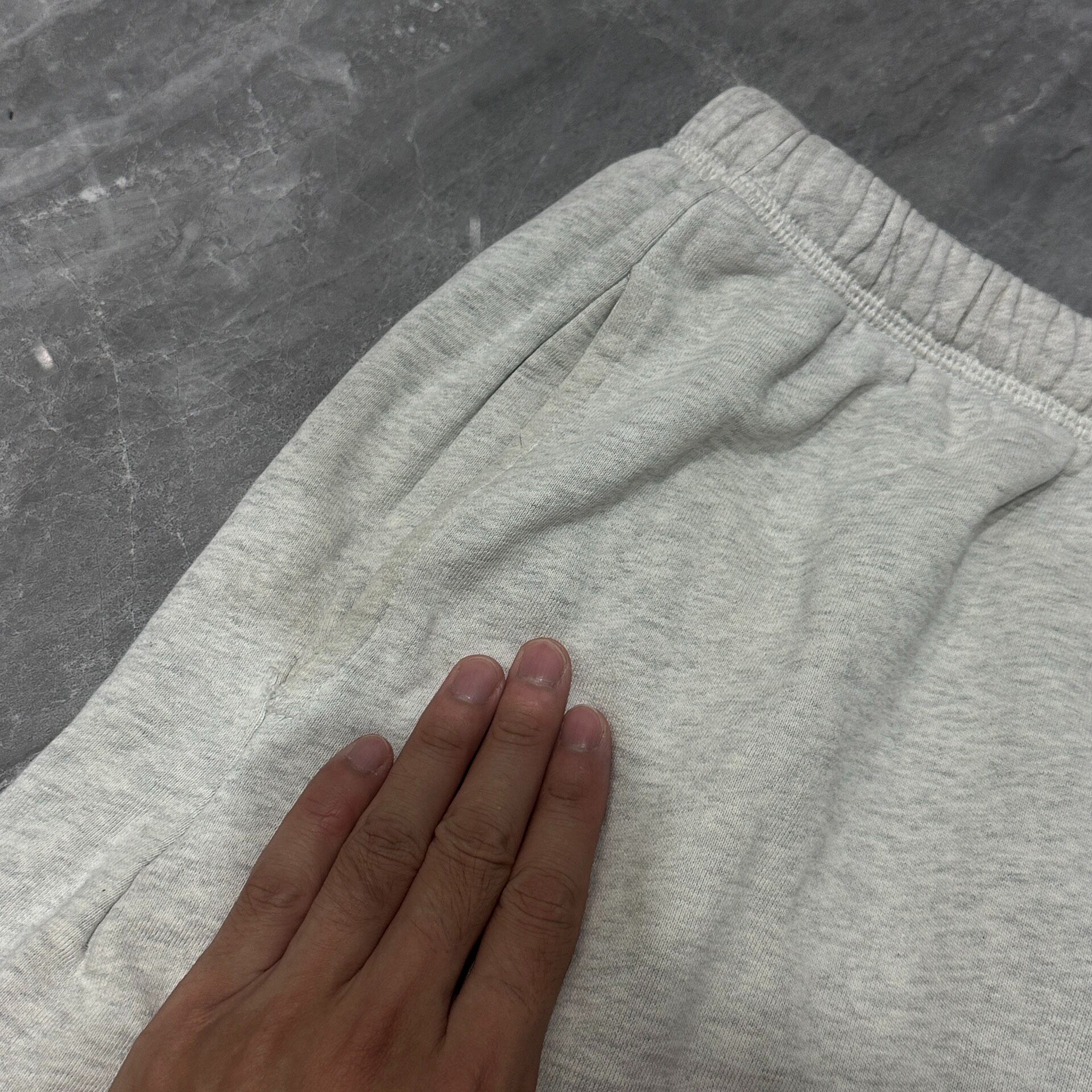 Gallery Dept Distressed Patch Shorts — back