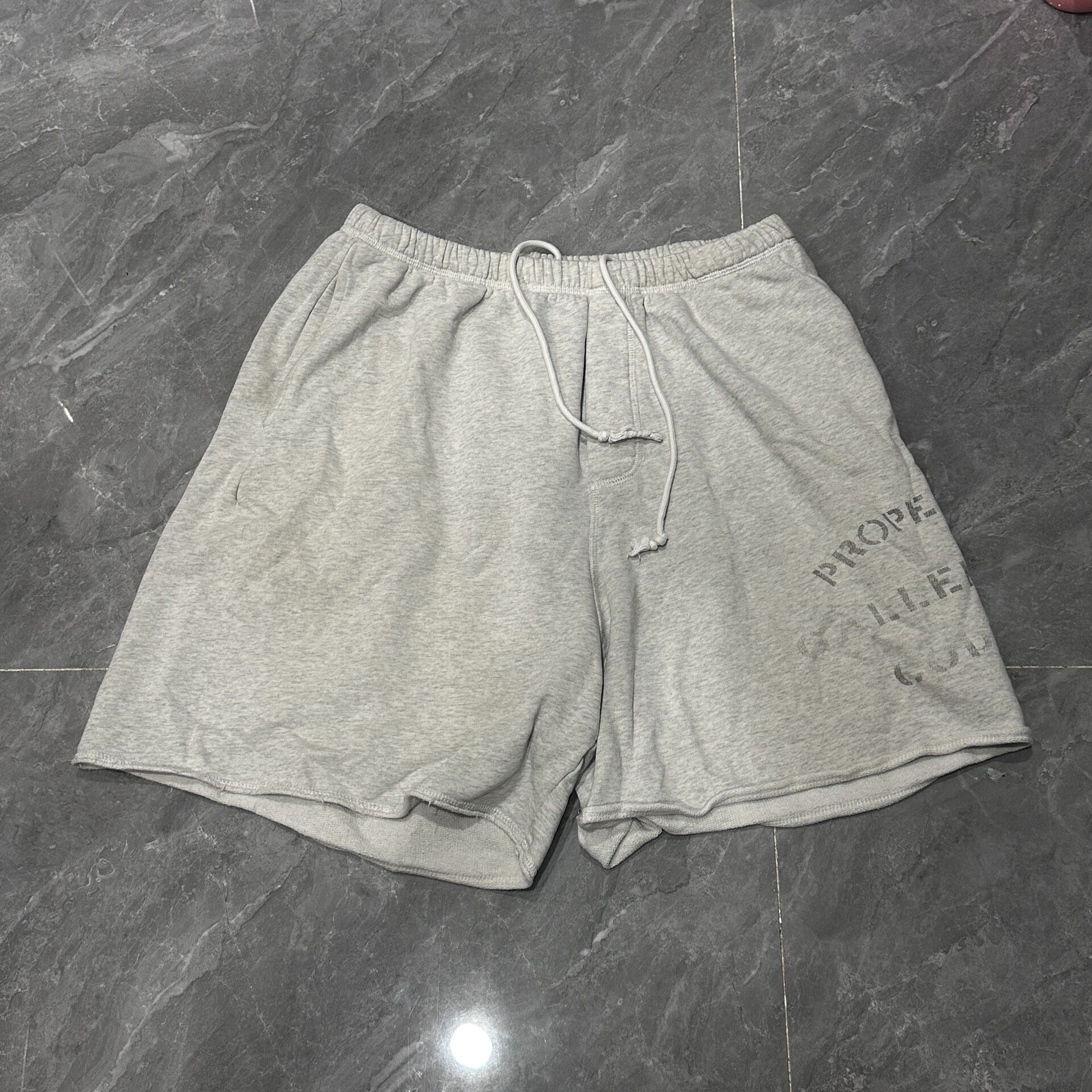 Gallery Dept Distressed Patch Shorts
