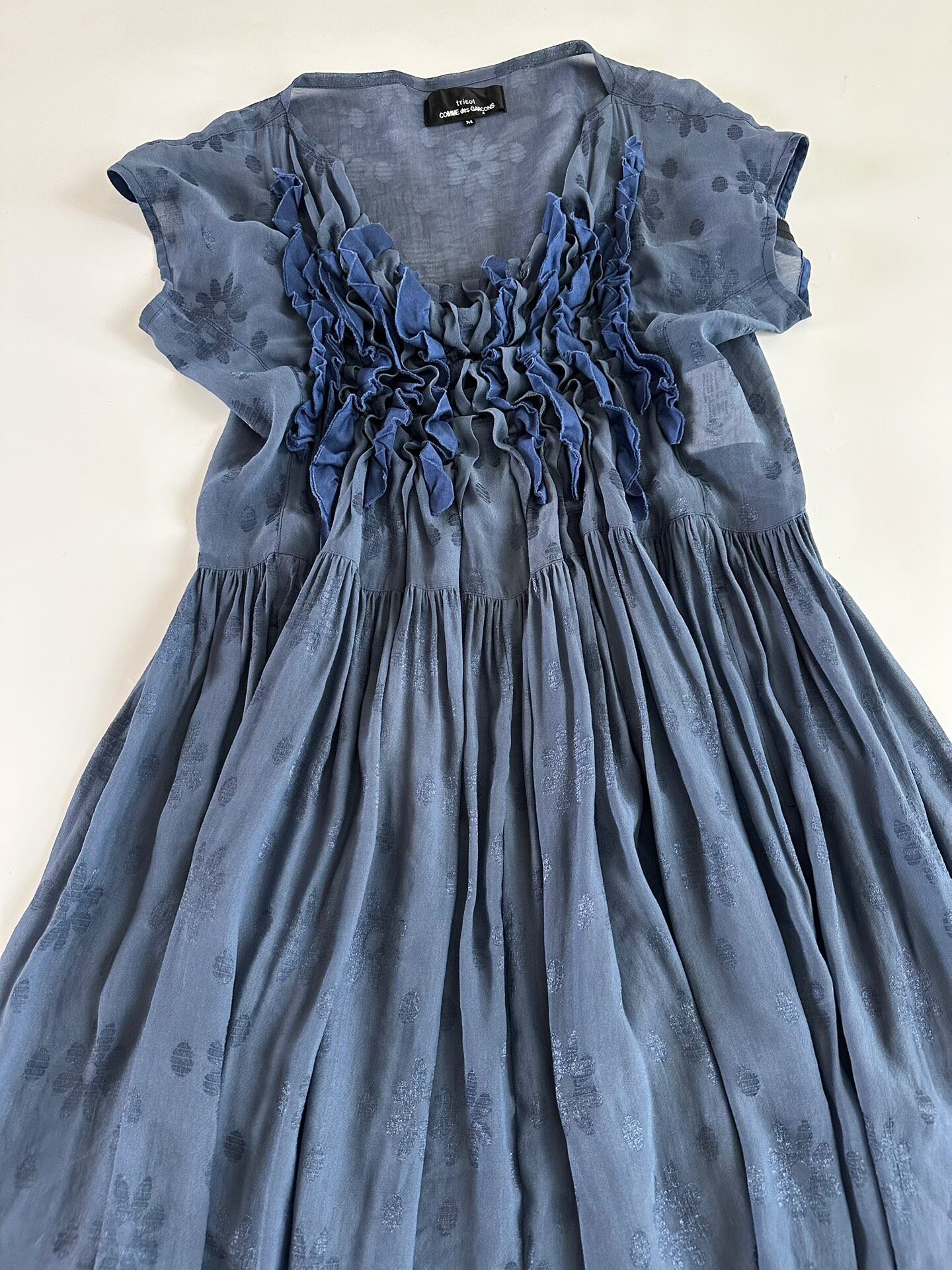 Comme des Garçons Tricot Floral Dress — front