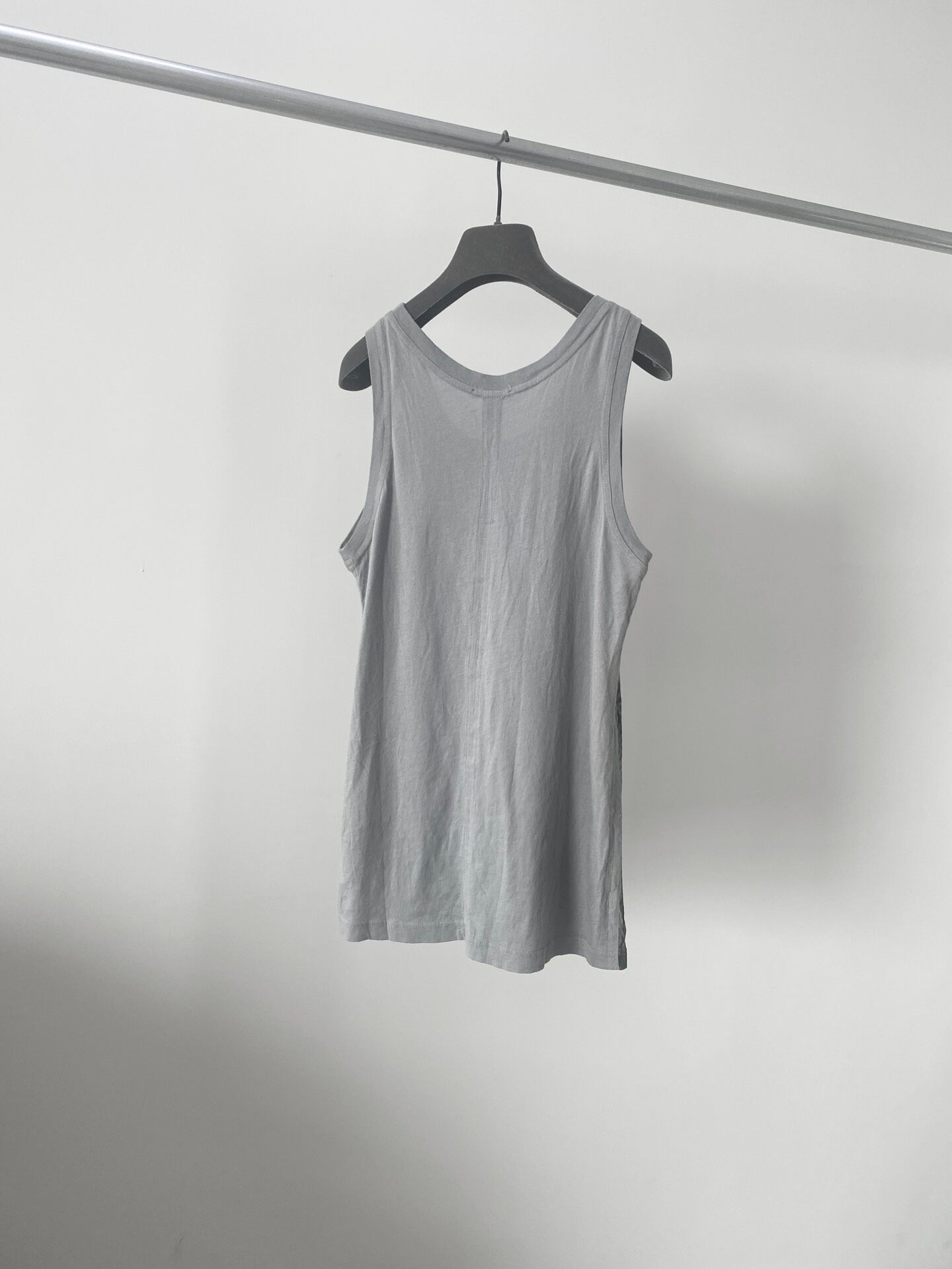 Ann Demeulemeester Smoke Gray Orbit Tank — back