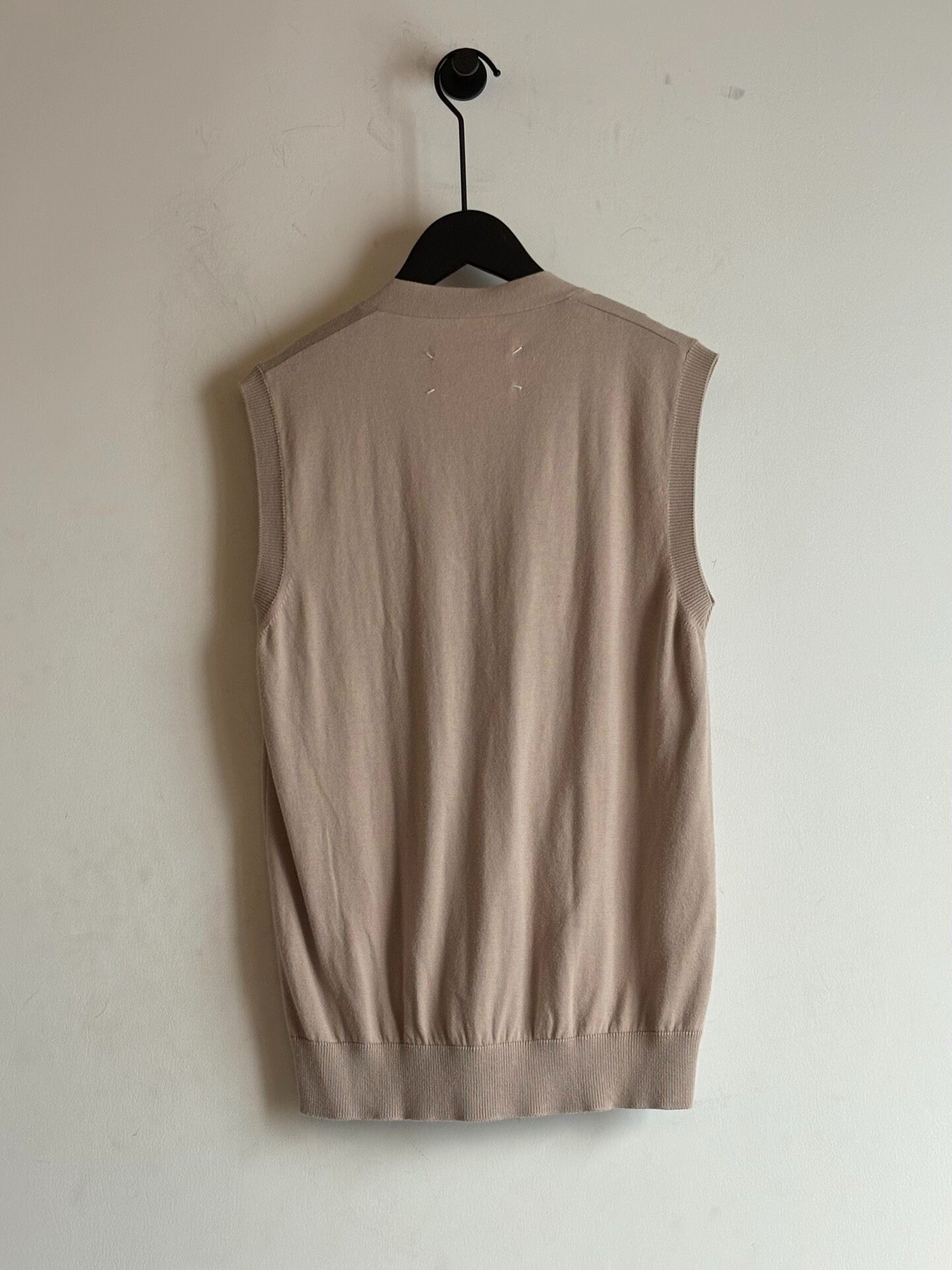 Maison Martin Margiela Beige Knit Vest — label