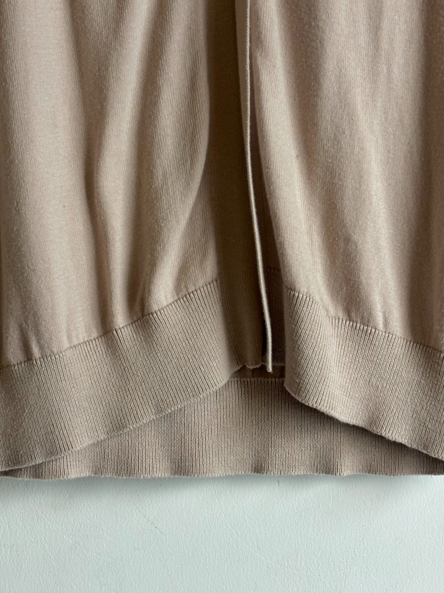 Maison Martin Margiela Beige Knit Vest — back