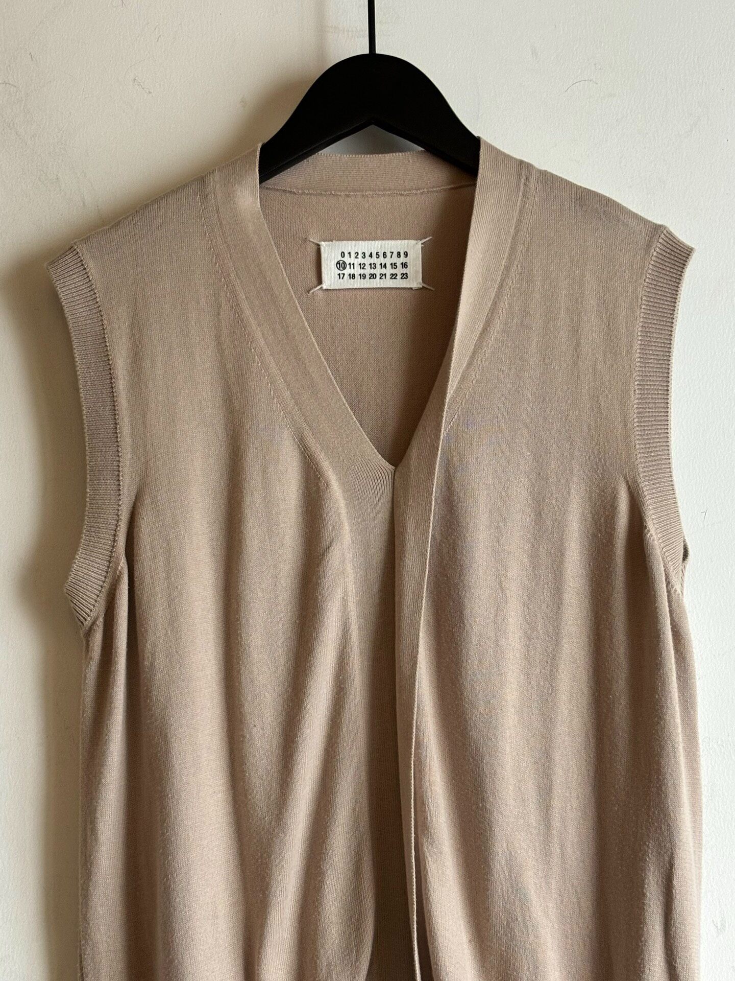 Maison Martin Margiela Beige Knit Vest