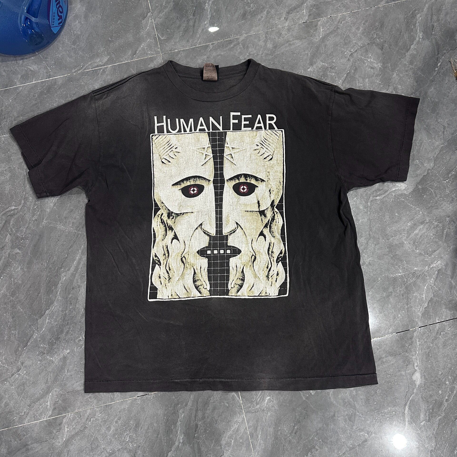 Saint Michael Faded Black Graphic Tee