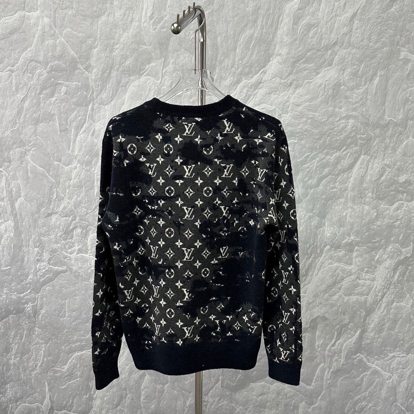 Louis Vuitton Monogram Knit Sweater — back