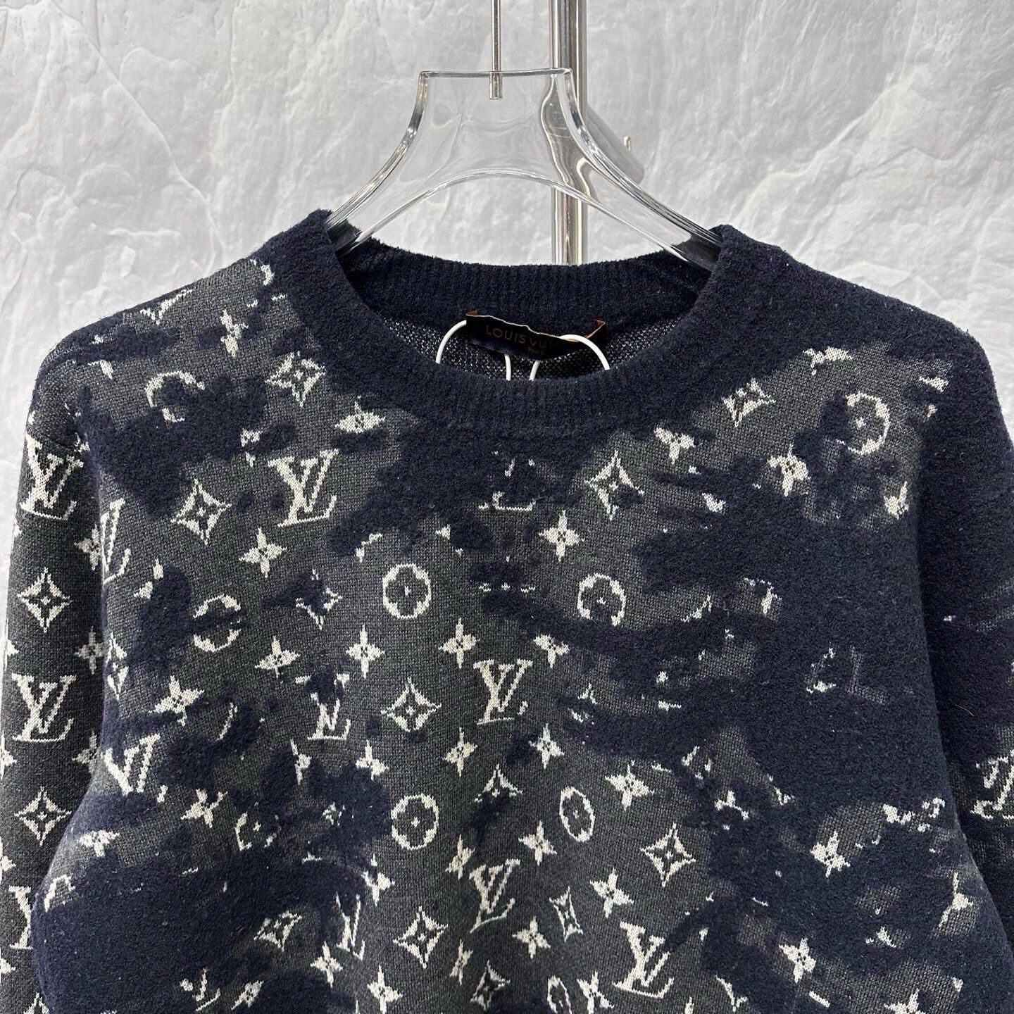 Louis Vuitton Monogram Knit Sweater — front