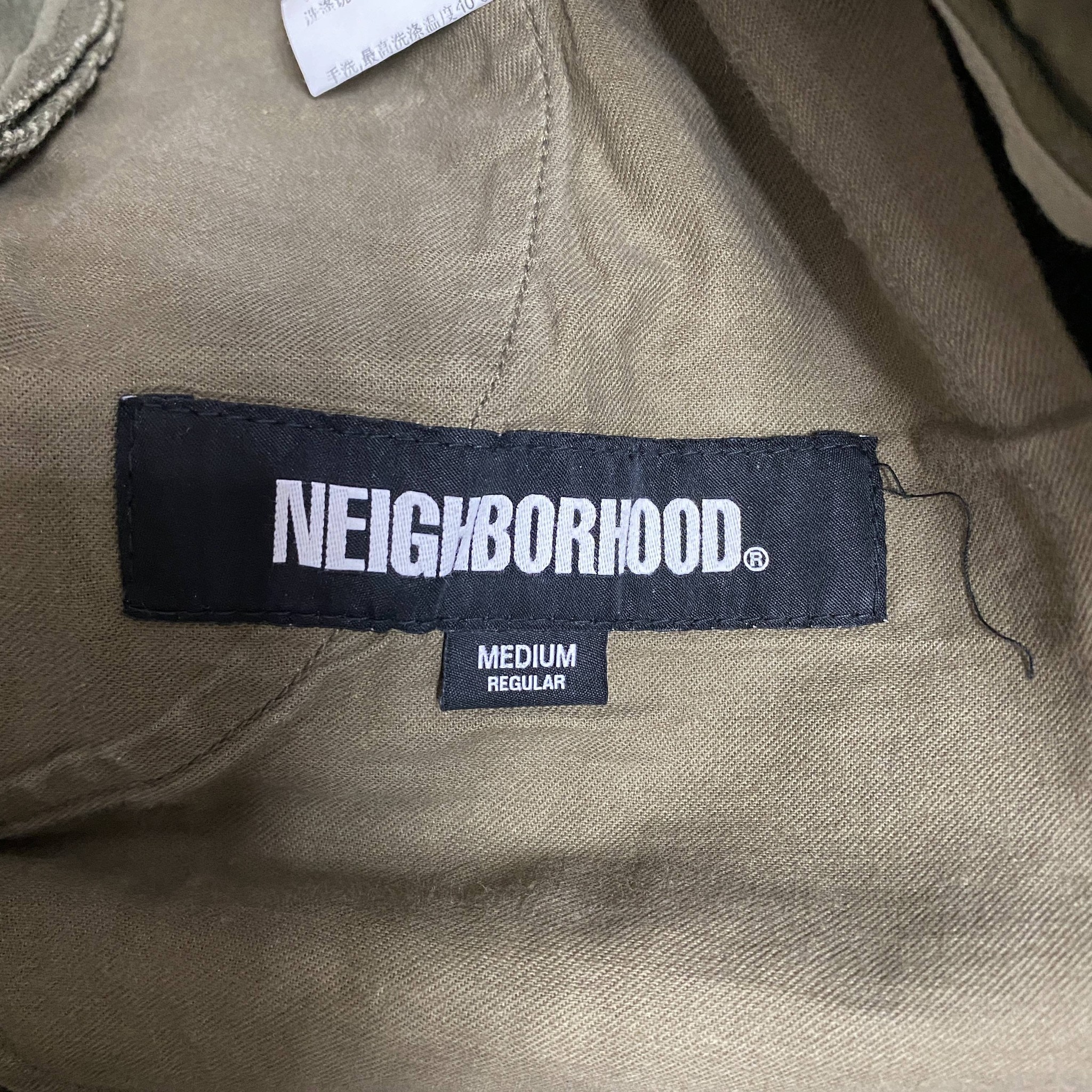 Neighborhood 22AW Paint Splatter Pants — back