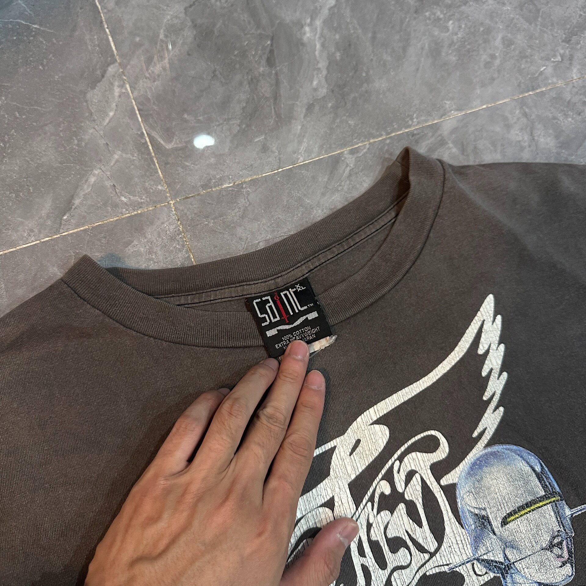 Saint Michael Sorayama Robotic Girl Tee — back