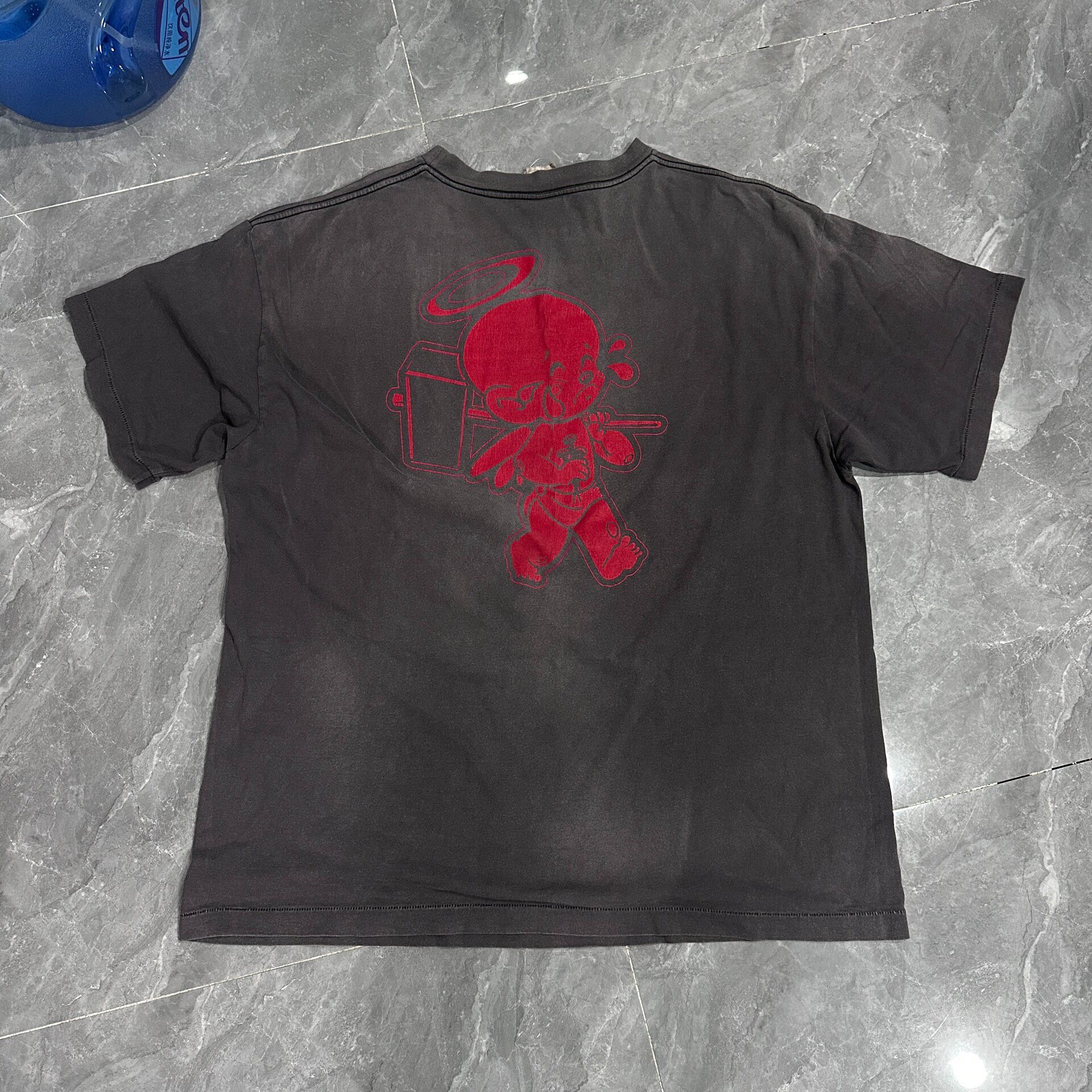 Saint Michael Denim Tears Graphic Tee — front