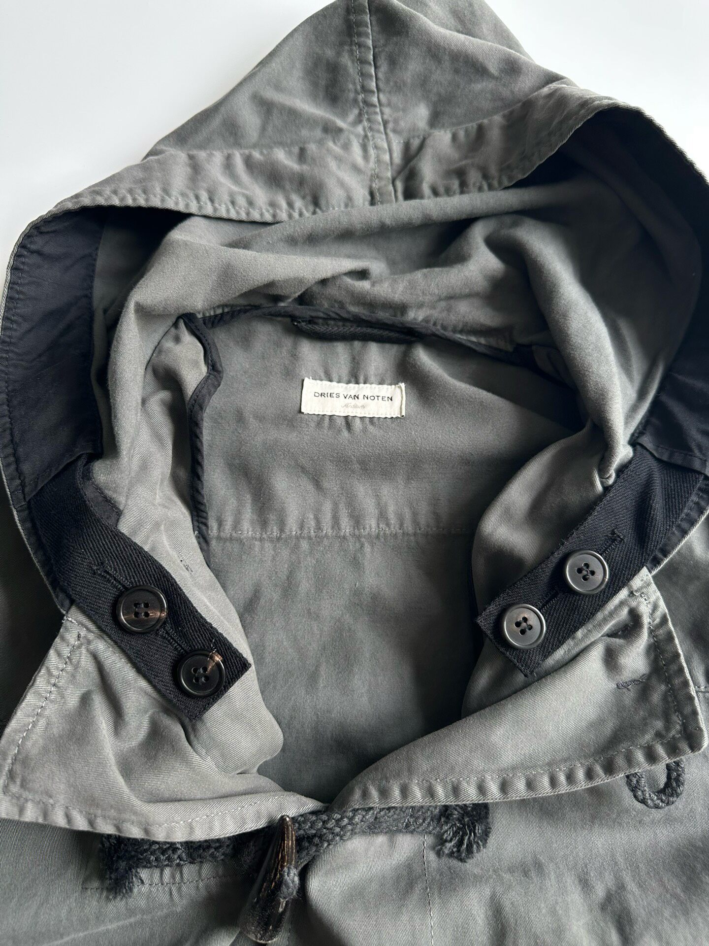 Dries Van Noten Duffle Coat — back