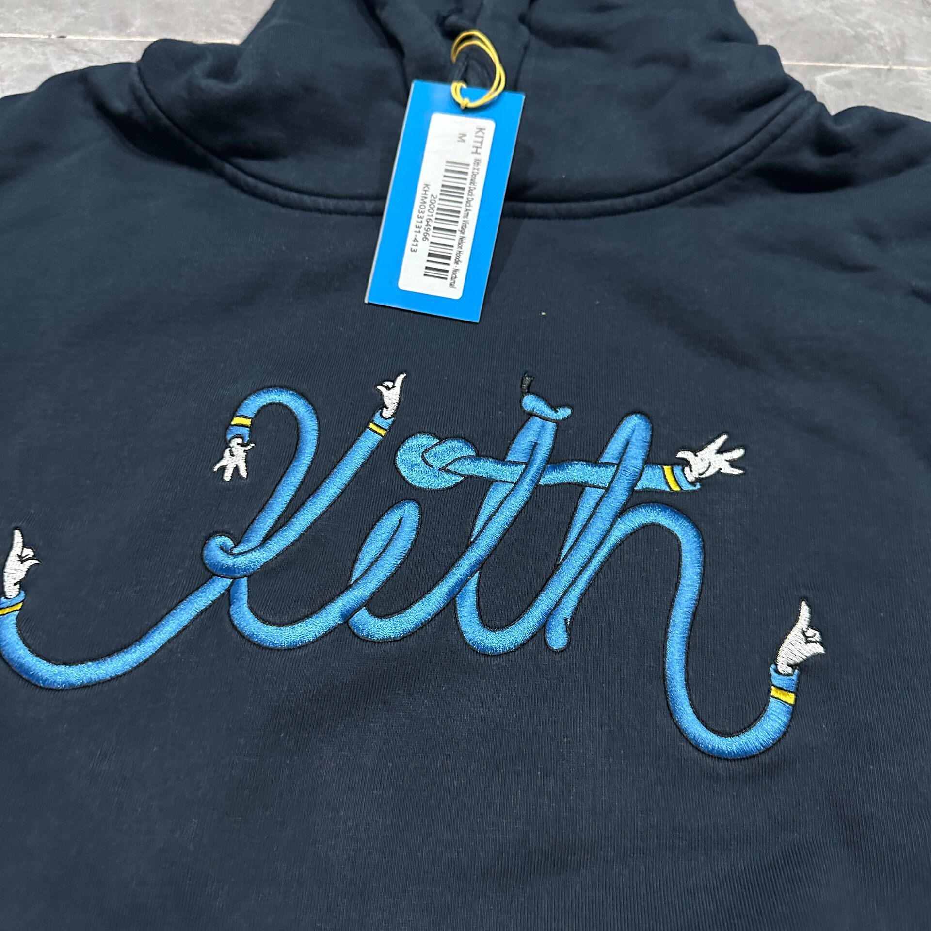 Kith x Disney Embroidered Hoodie — detail