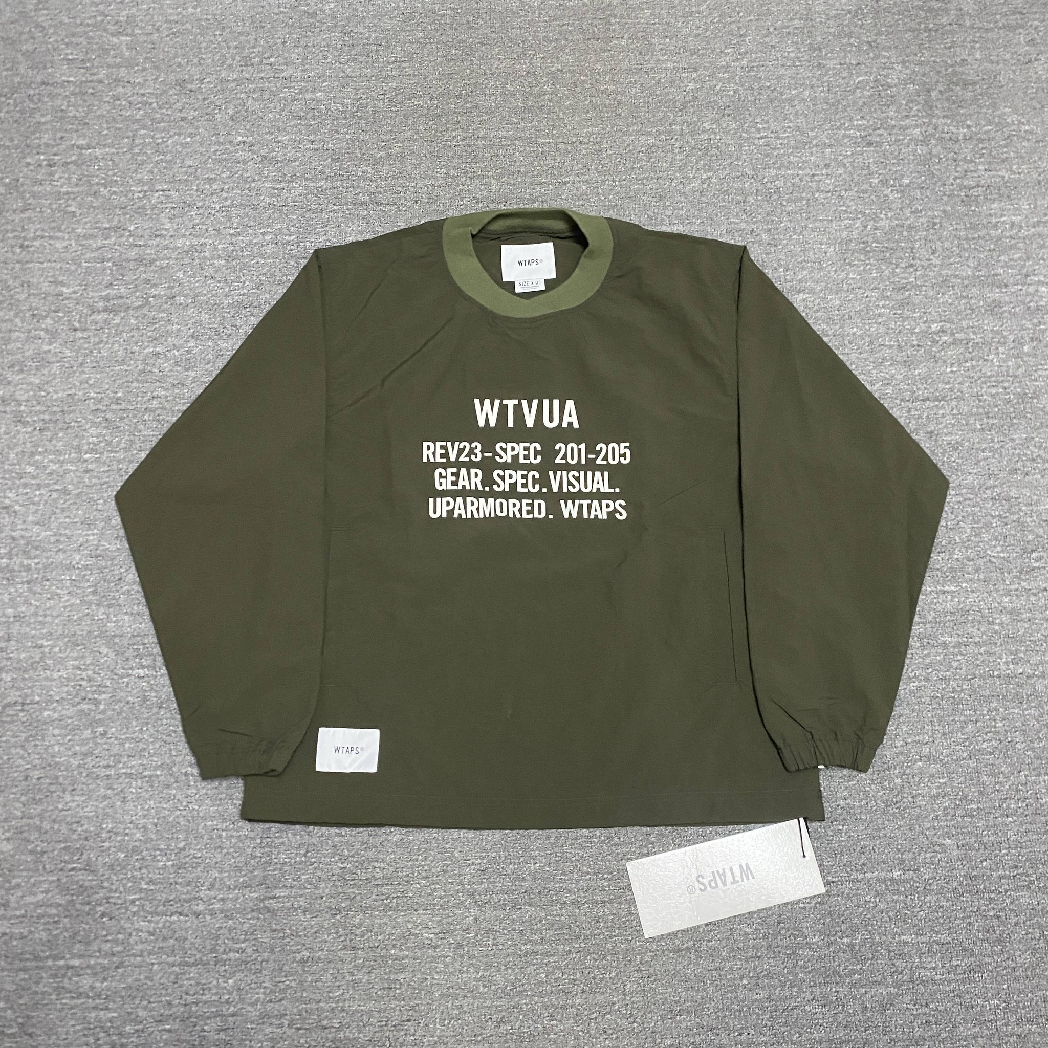 WTAPS 22SS Olive Green Pullover Jacket