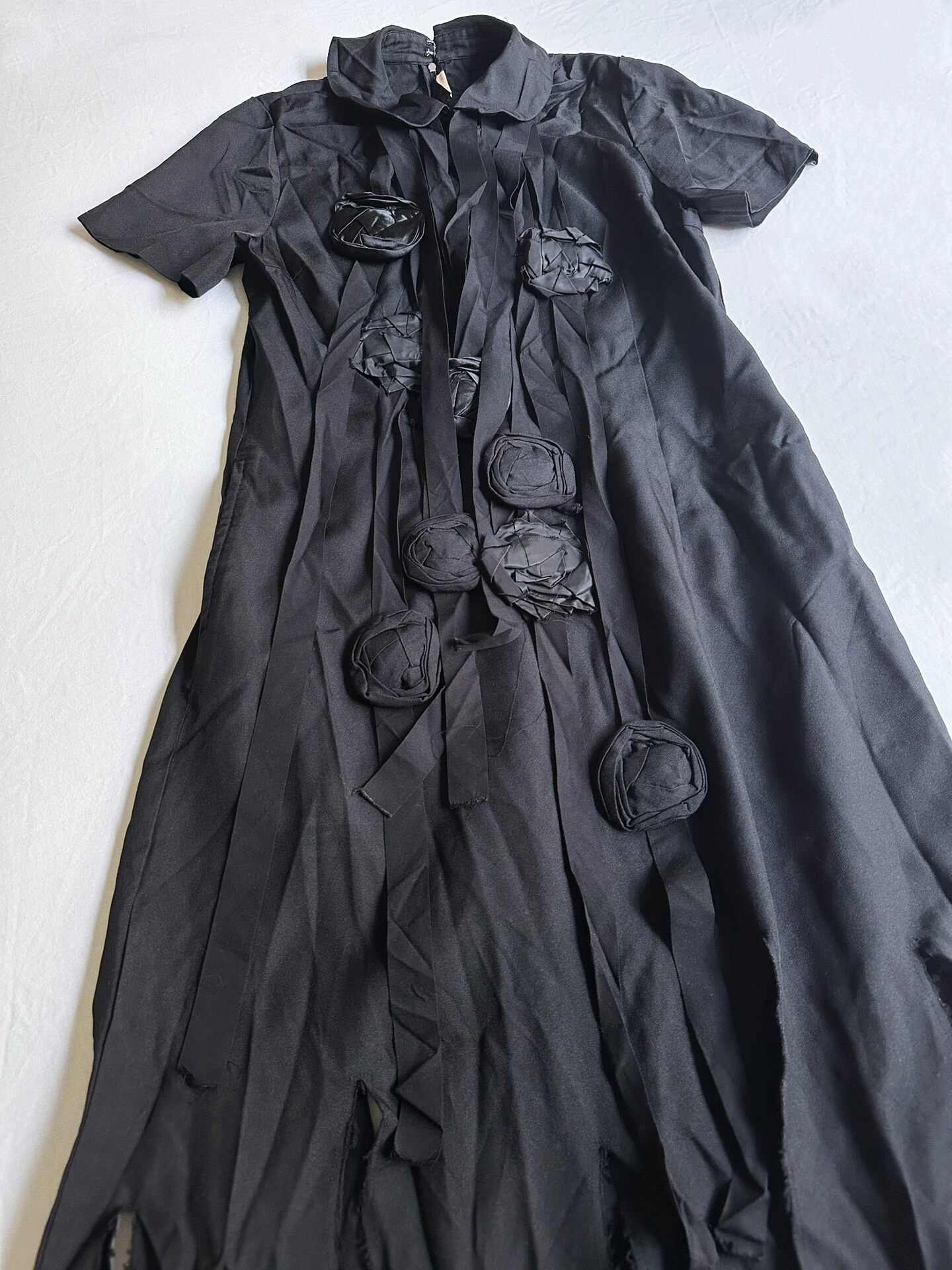 Comme des Garcons Rose Applique Dress — front