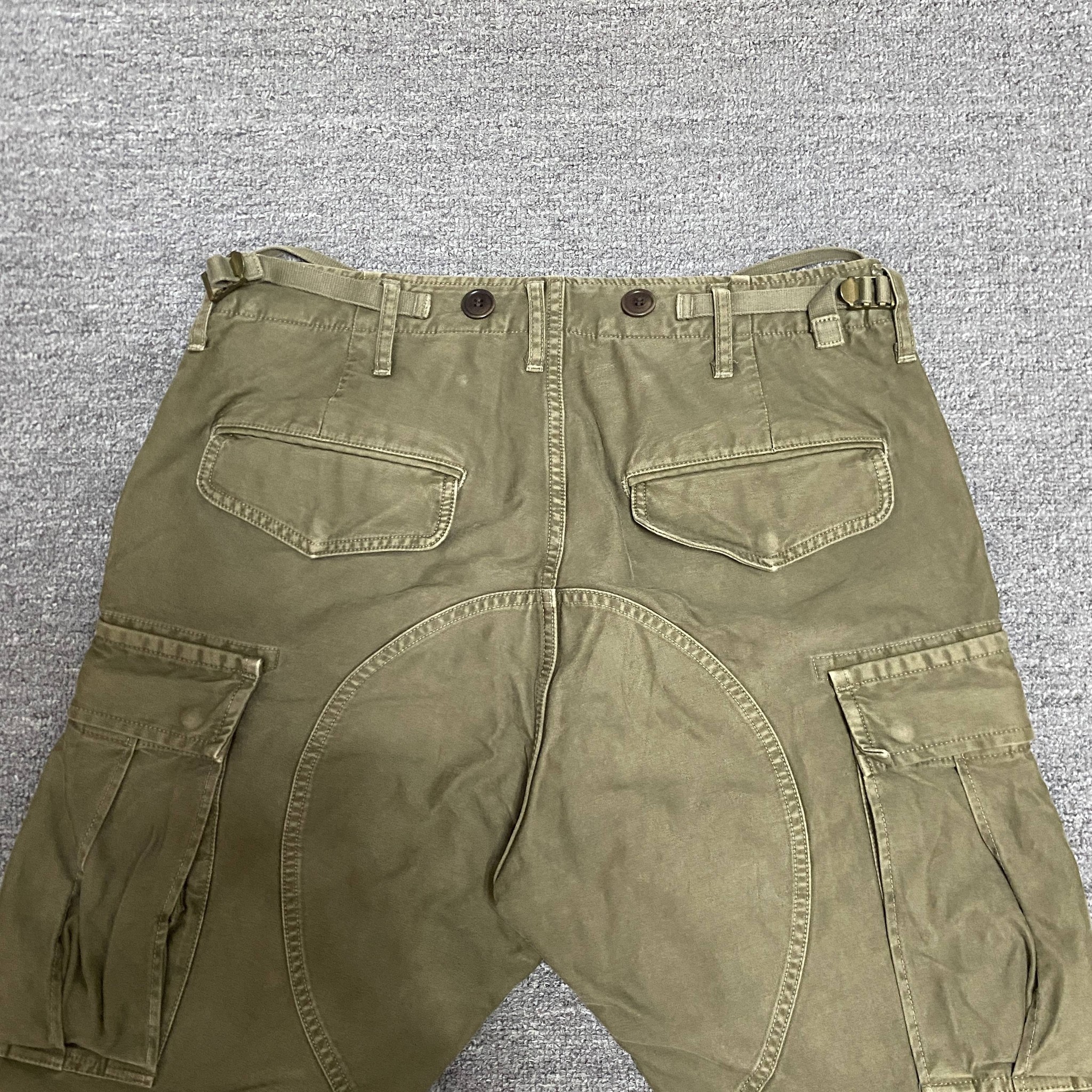 VISVIM Eiger Washed Cargo Shorts — detail