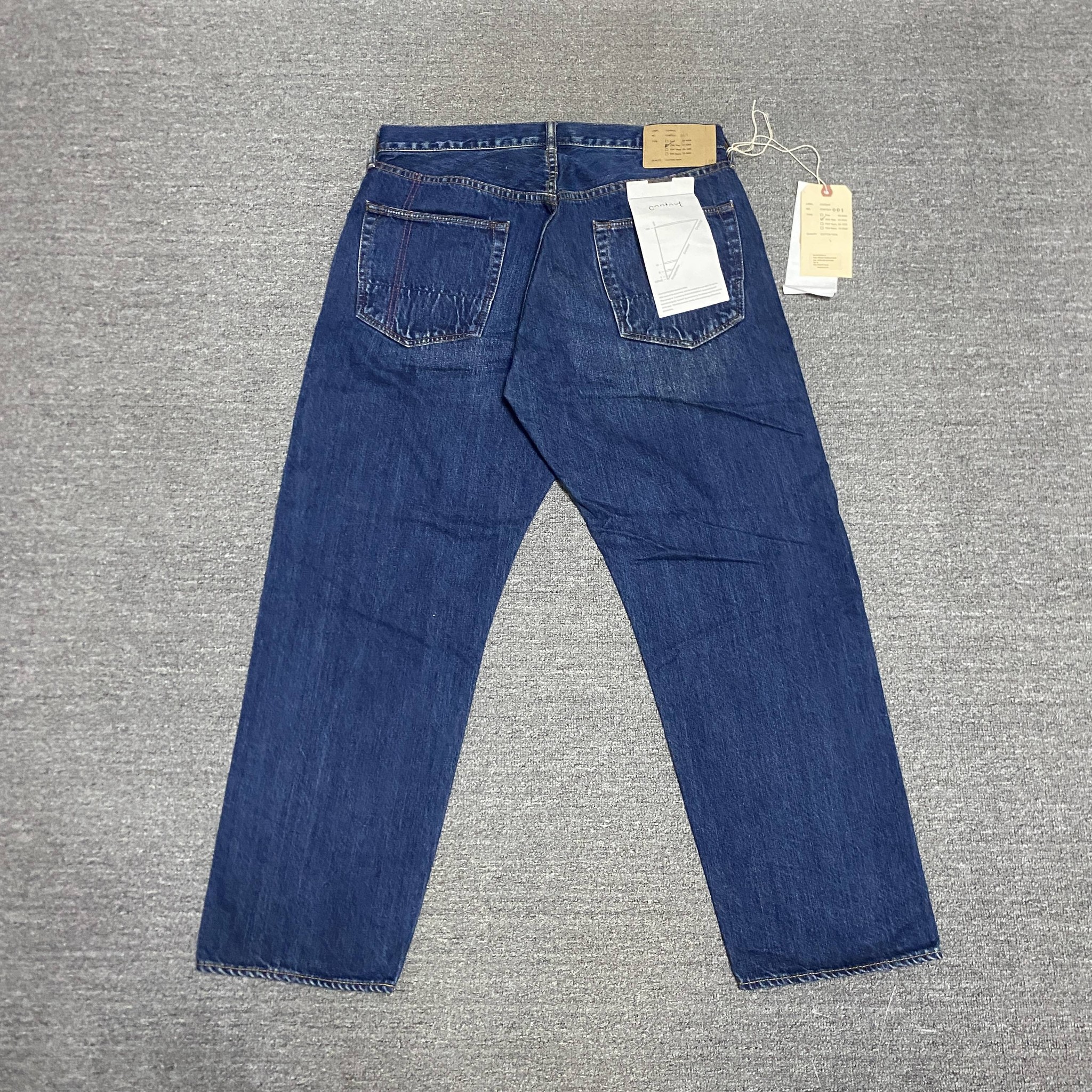 ANACHRONORM Baggy Washed Denim Jeans — detail
