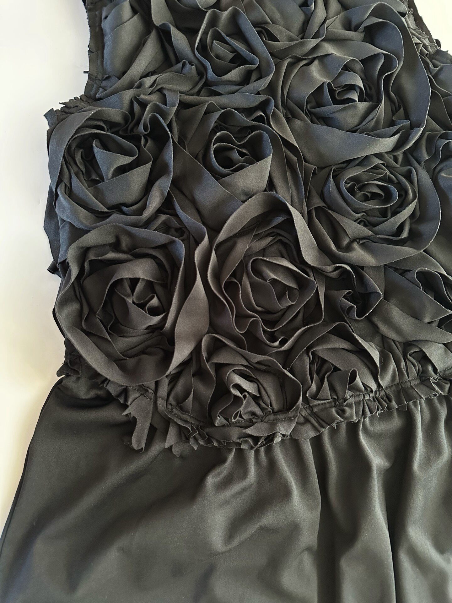 Comme des Garcons 3D Rose Sleeveless Dress — back