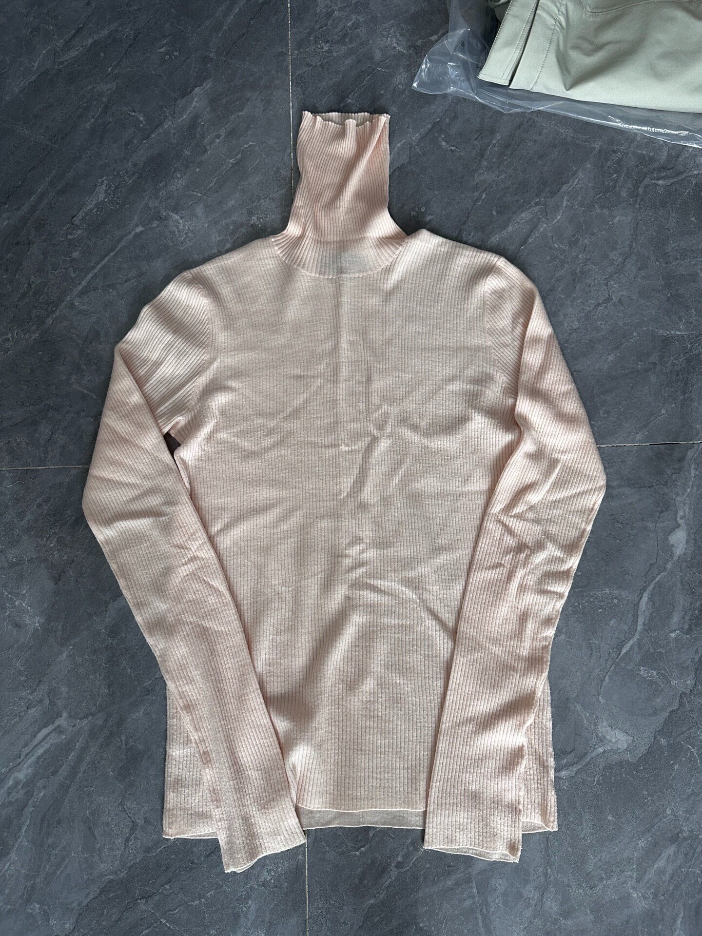 Loro Piana Pale Pink Turtleneck Sweater