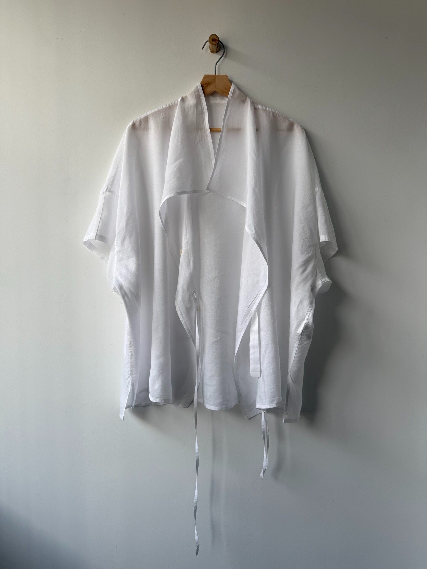 Yohji Yamamoto Y's 2023SS Zen Asymmetric Top — label