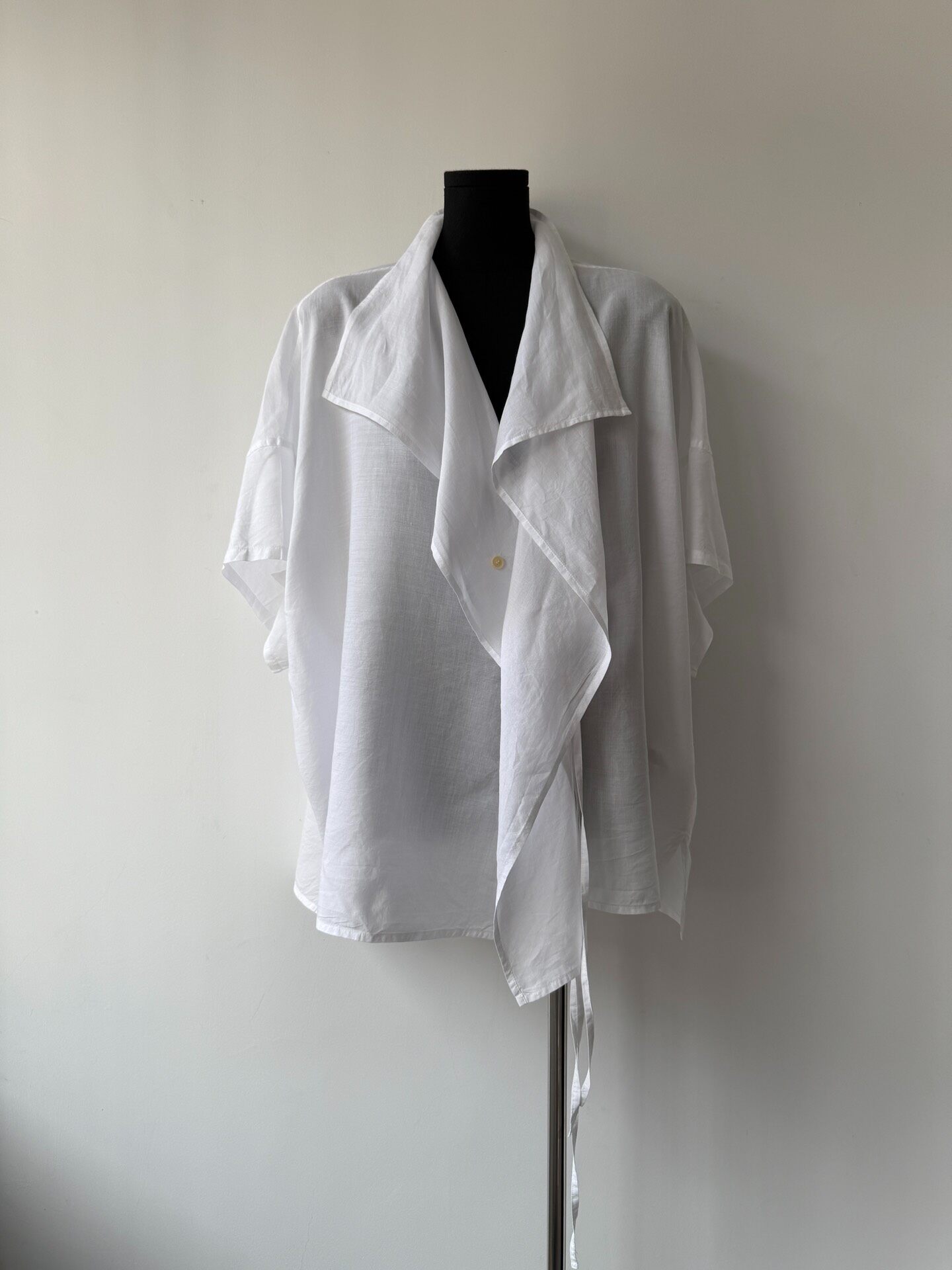 Yohji Yamamoto Y's 2023SS Zen Asymmetric Top — detail