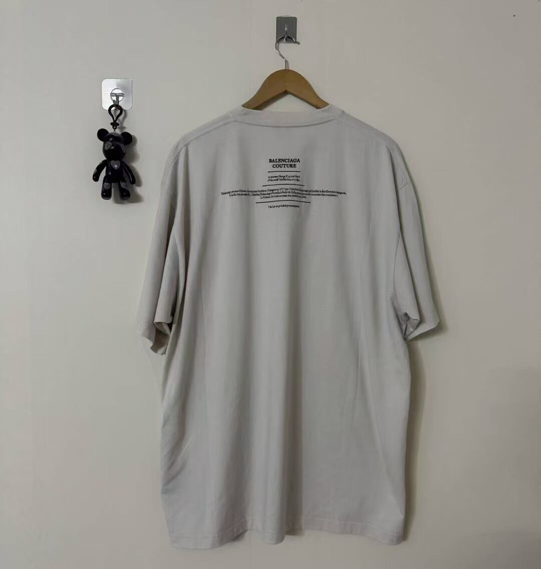 Balenciaga Couture Boxy Short Sleeve Tee — front
