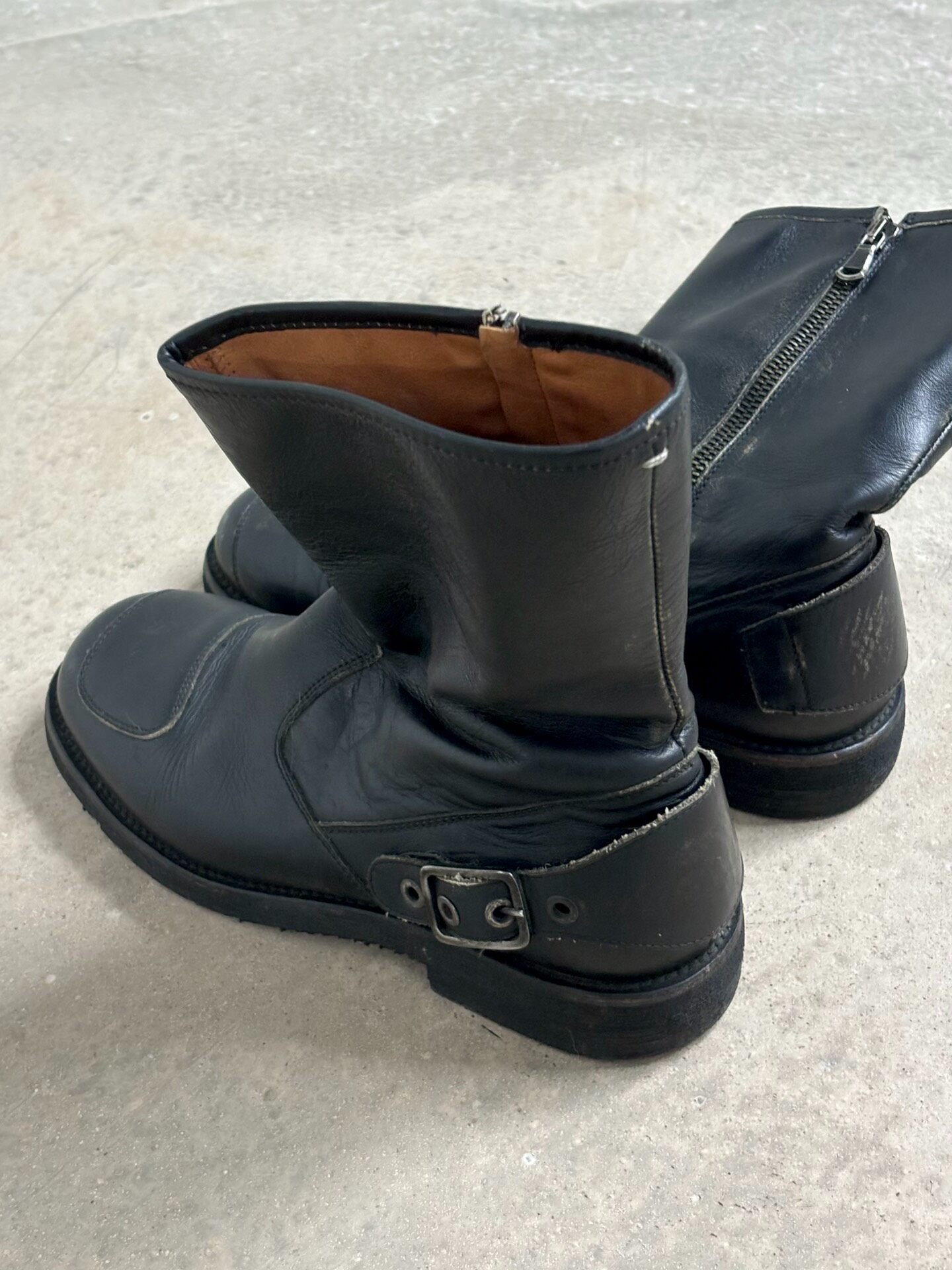 Maison Martin Margiela Engineer Boots — label