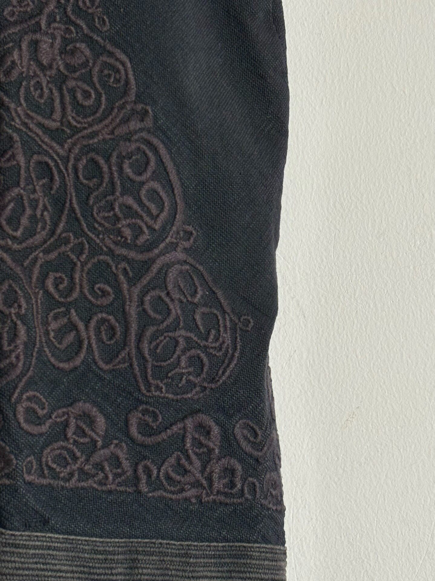 Dries Van Noten 90s Double-Breasted Embroidered Short Jacket — back