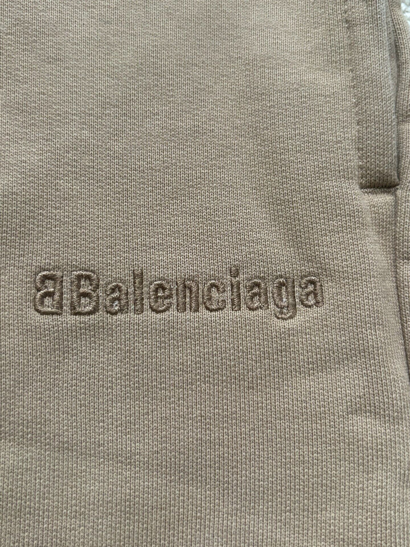 Balenciaga Embroidered Logo Sweatpants — detail
