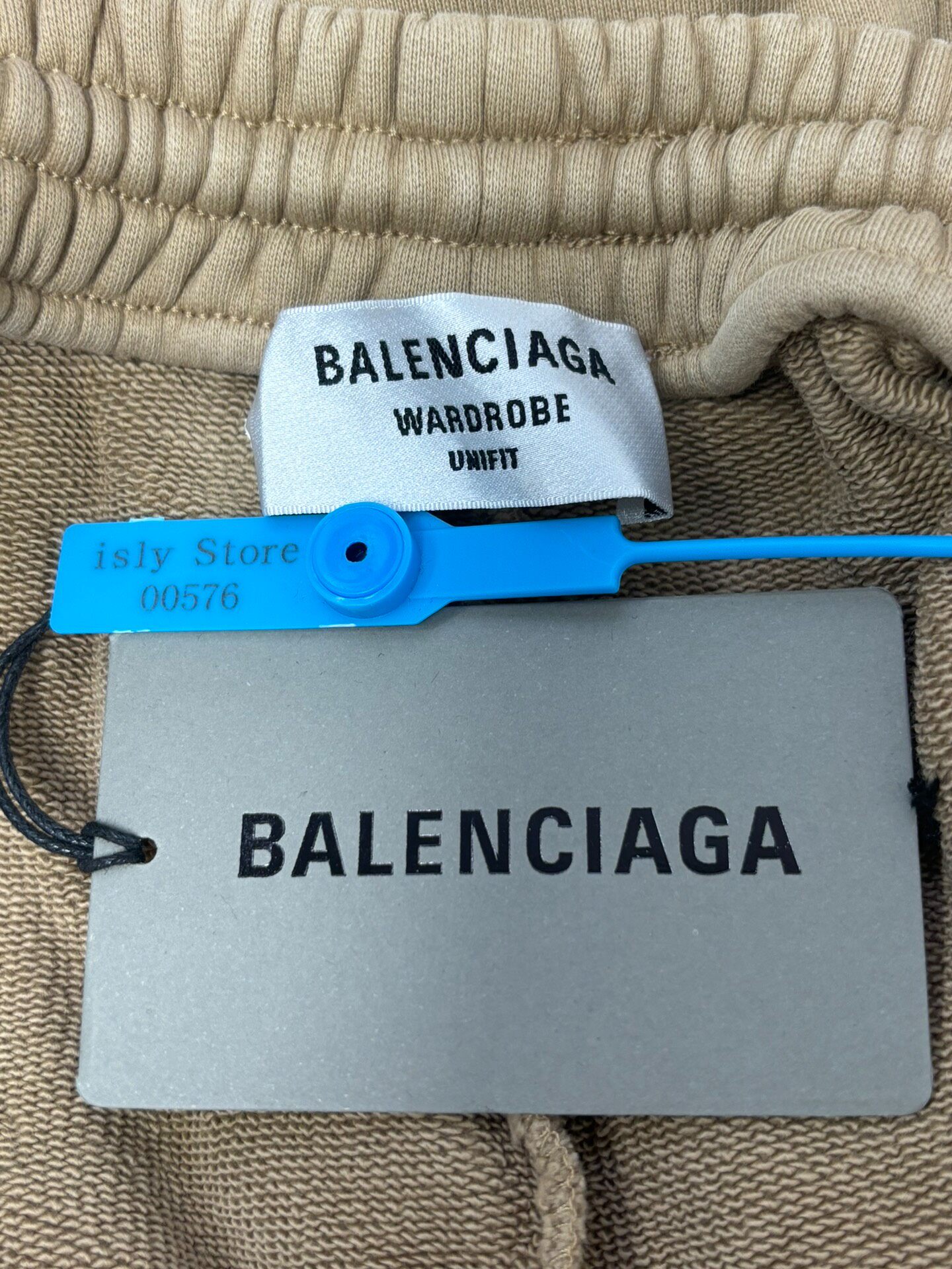 Balenciaga Embroidered Logo Sweatpants — back