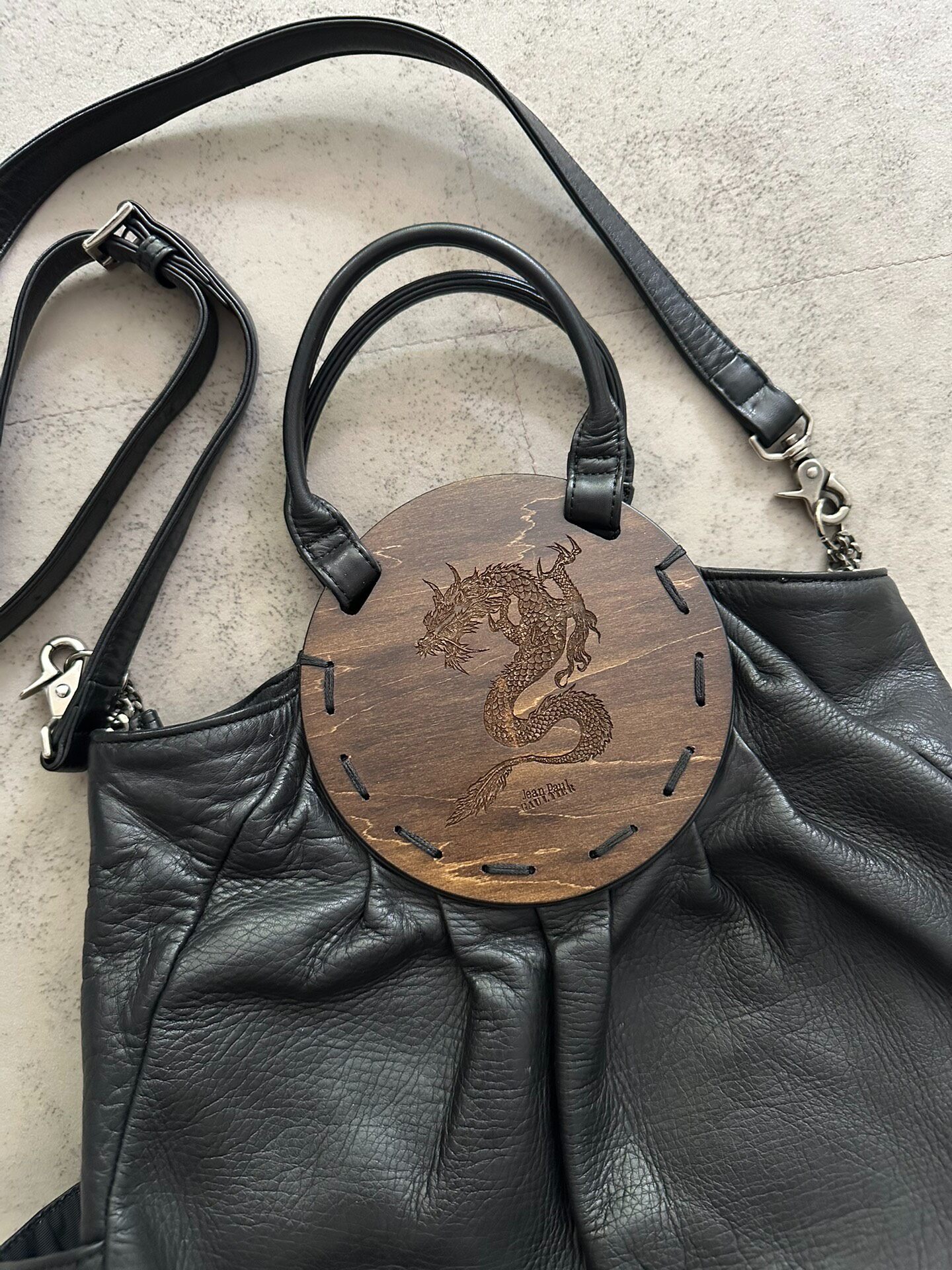 Jean Paul Gaultier Dragon Handle Bag — front