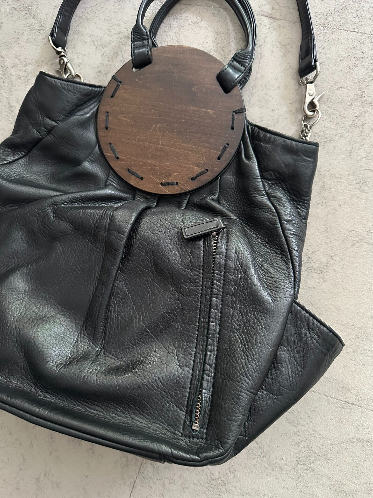 Jean Paul Gaultier Dragon Handle Bag — back
