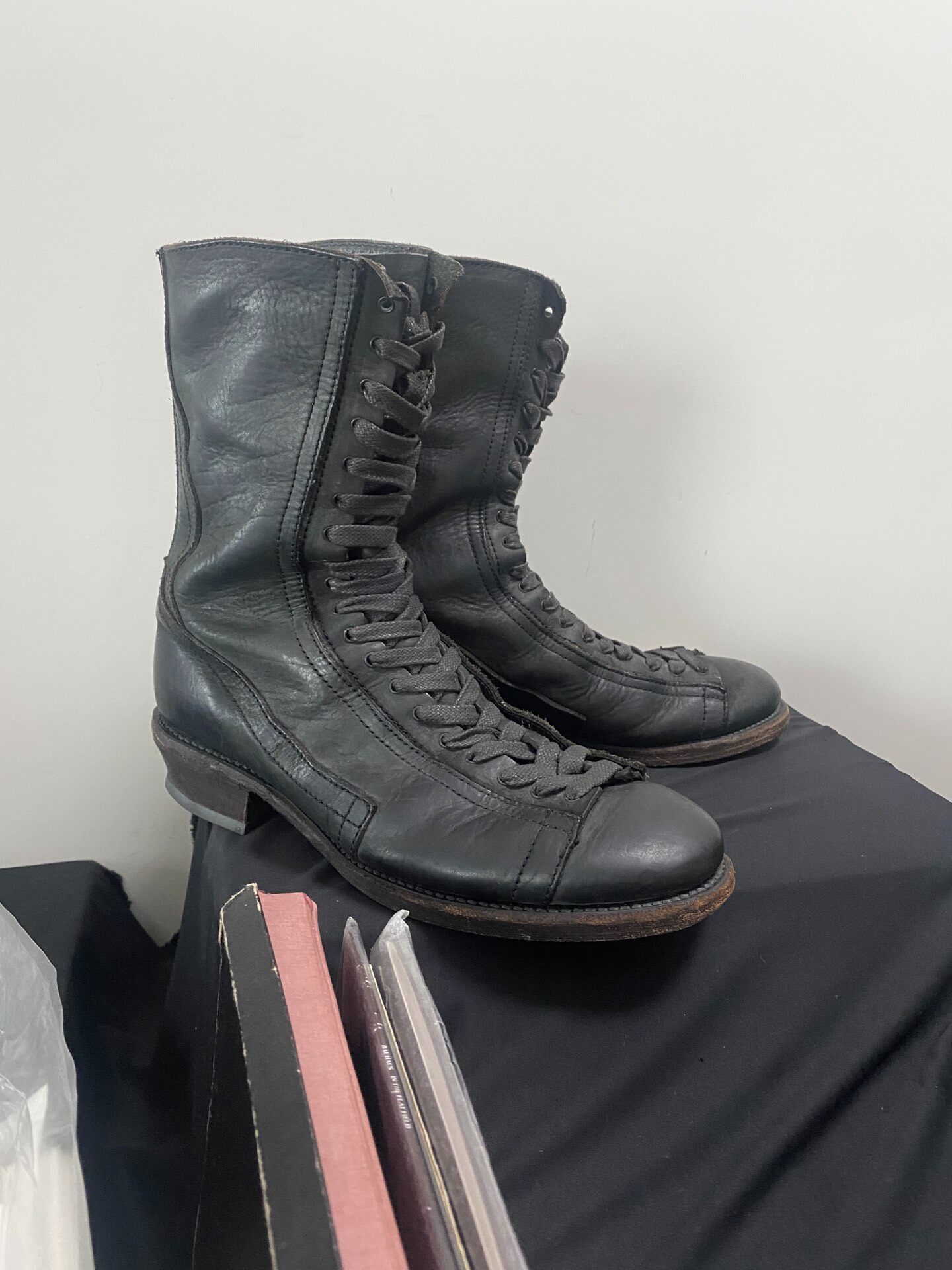 Julius Dark Avant-Garde Leather Boots