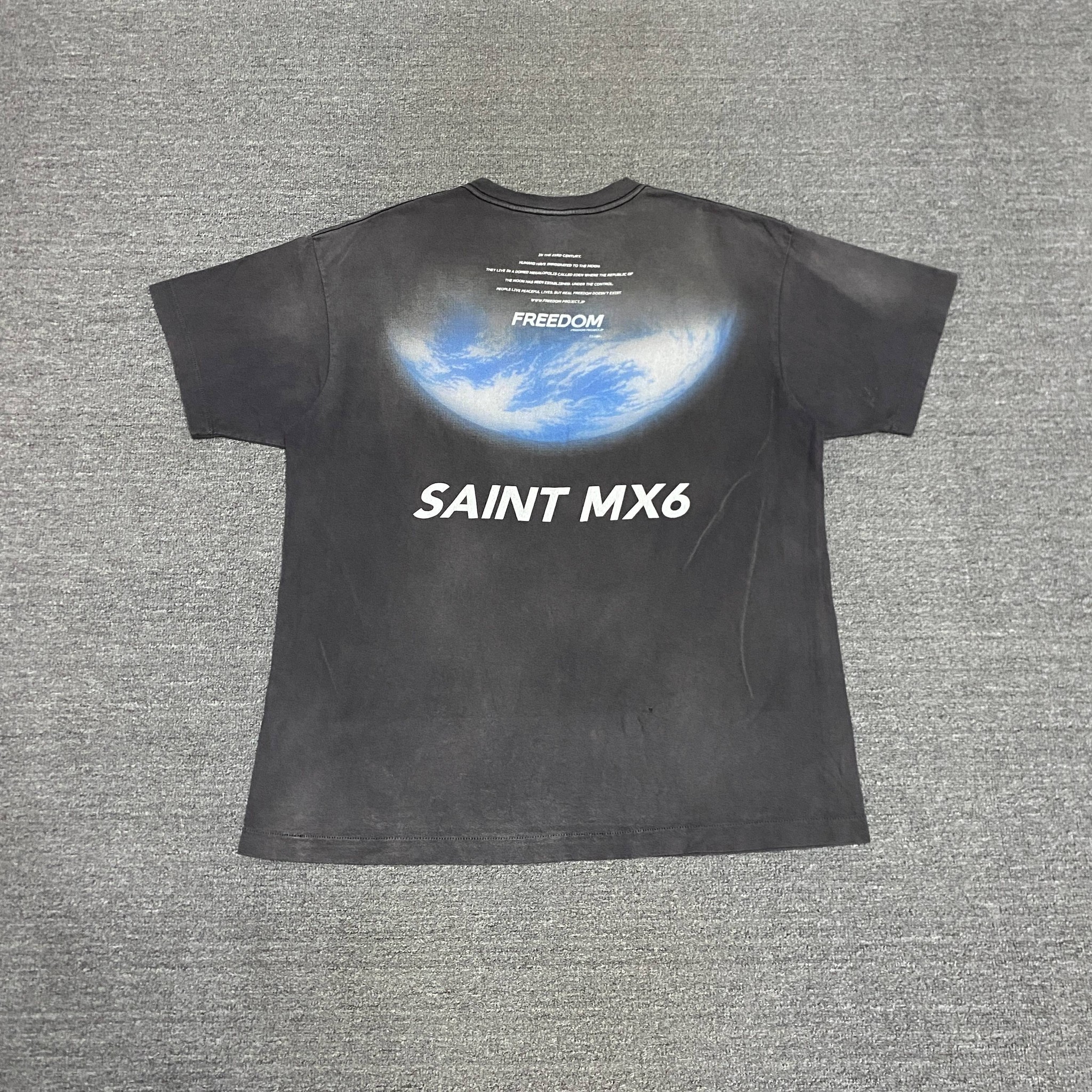Saint Michael Freedom Astronaut Tee — detail