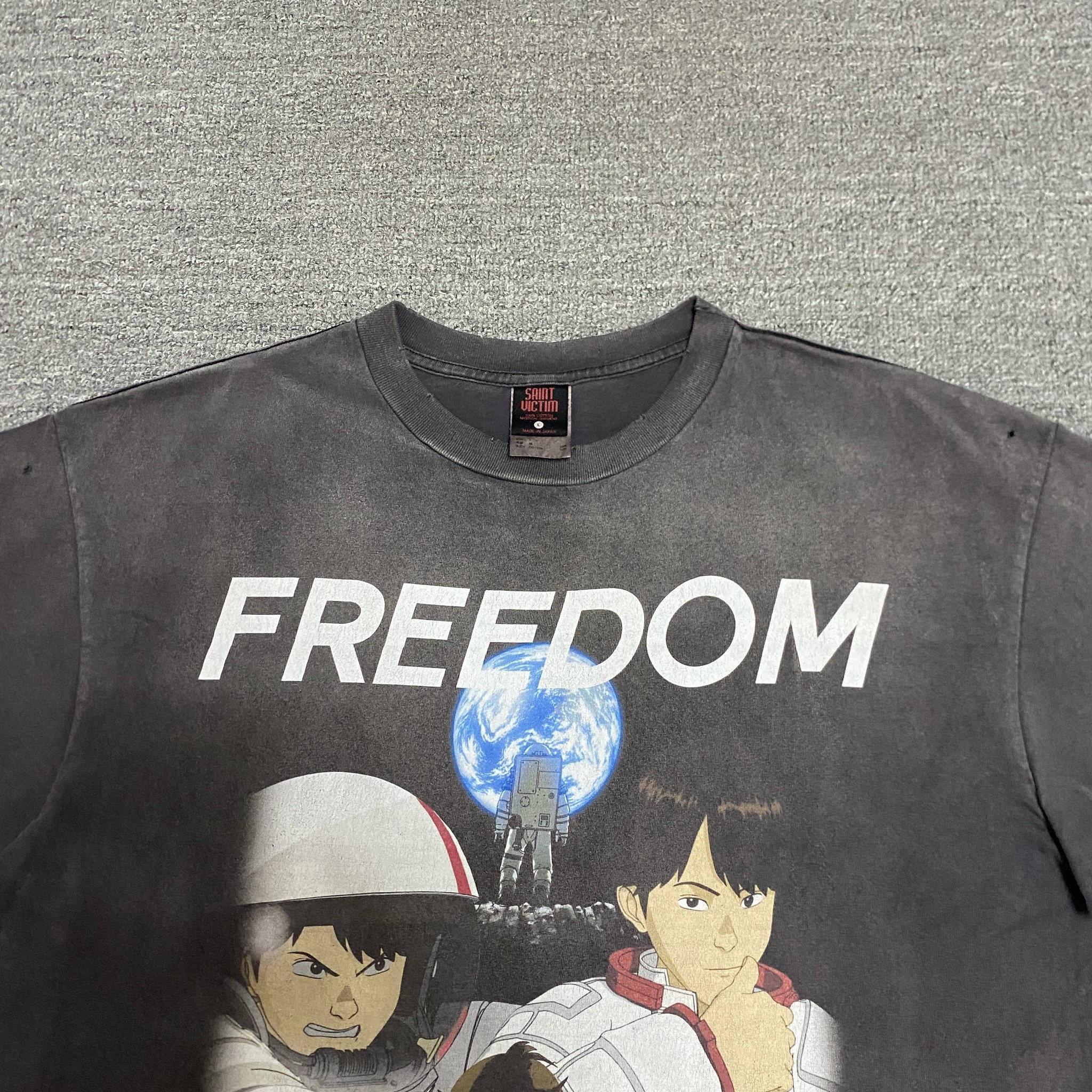 Saint Michael Freedom Astronaut Tee — back