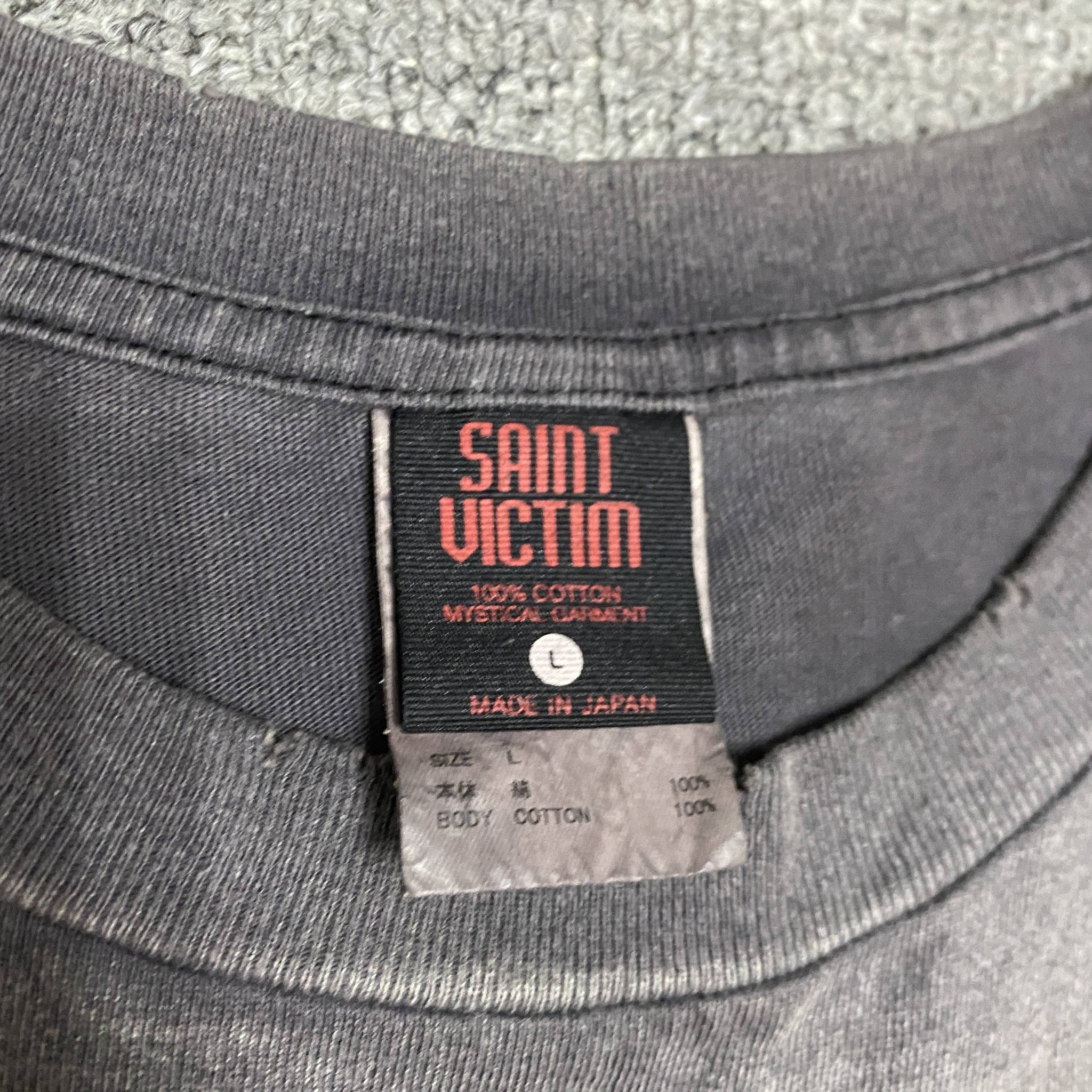 Saint Michael Freedom Astronaut Tee — label