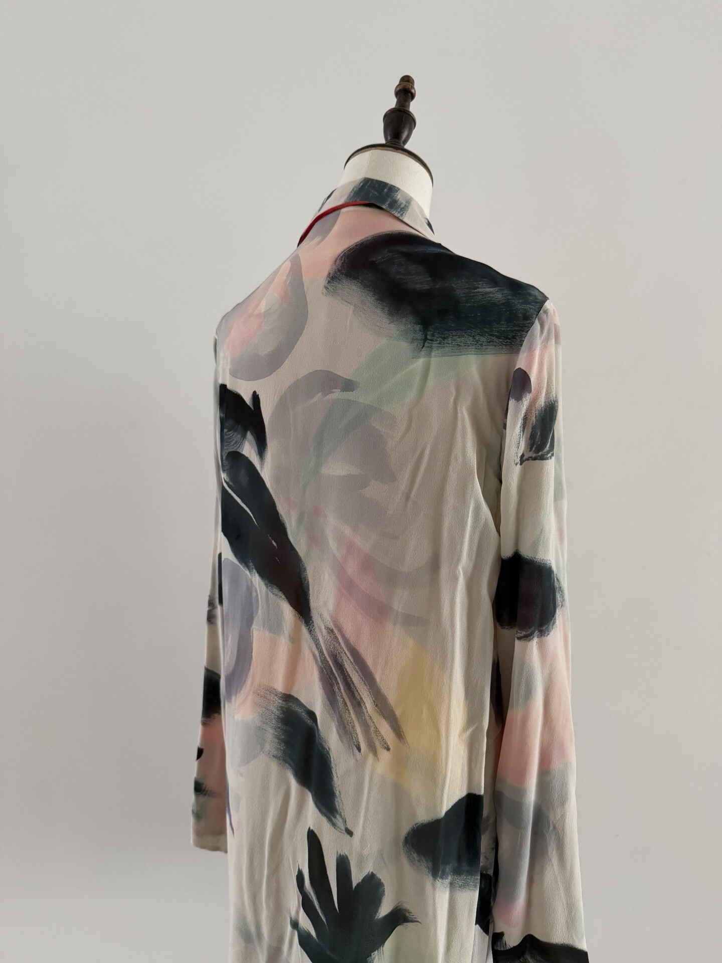 Issey Miyake 96SS Silk Double-sided Coat — front