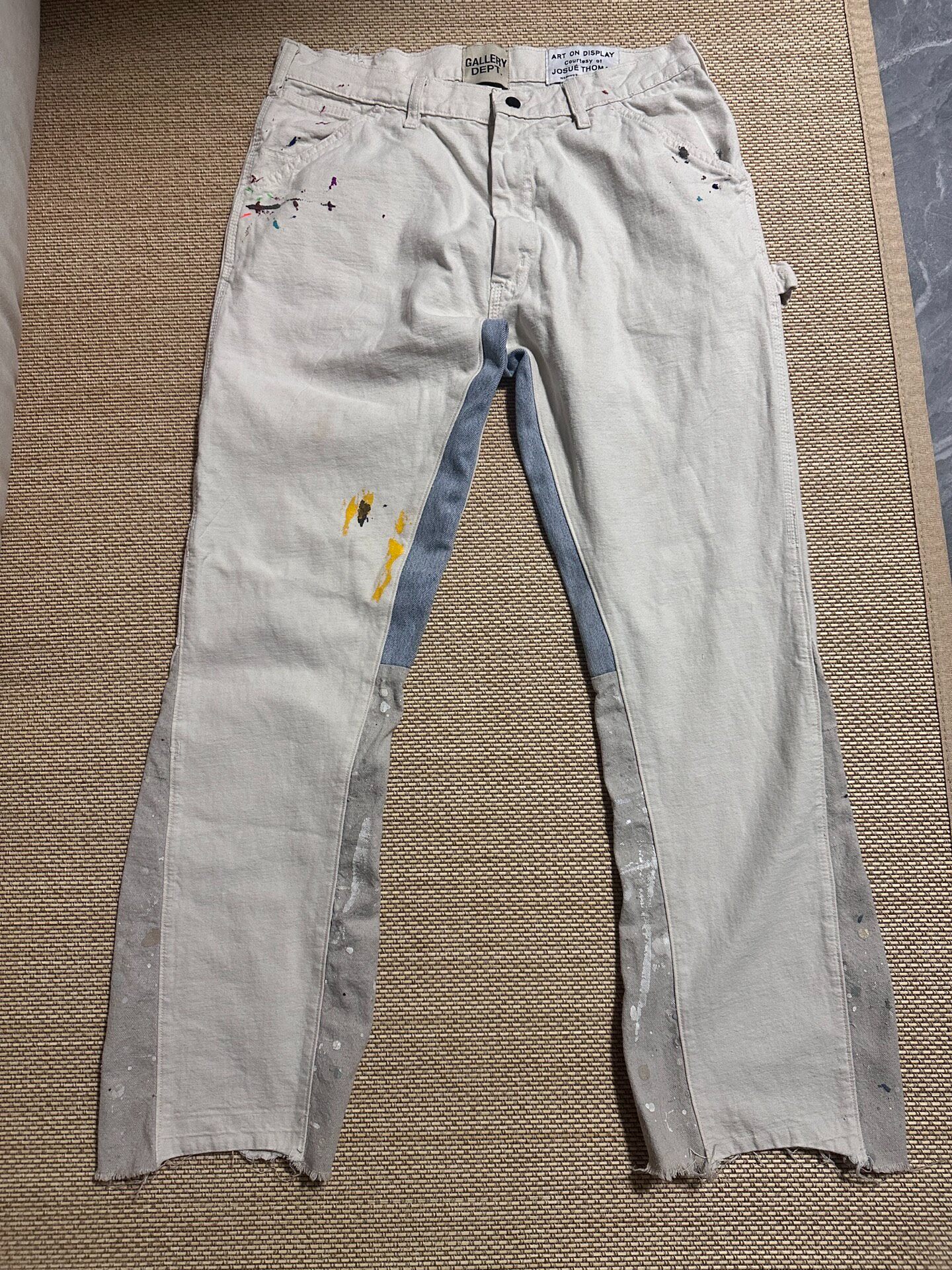 Gallery Dept Flared Paint Splatter Jeans