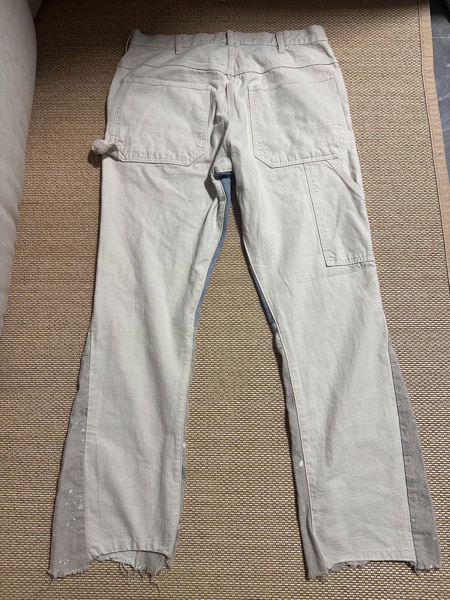 Gallery Dept Flared Paint Splatter Jeans — front