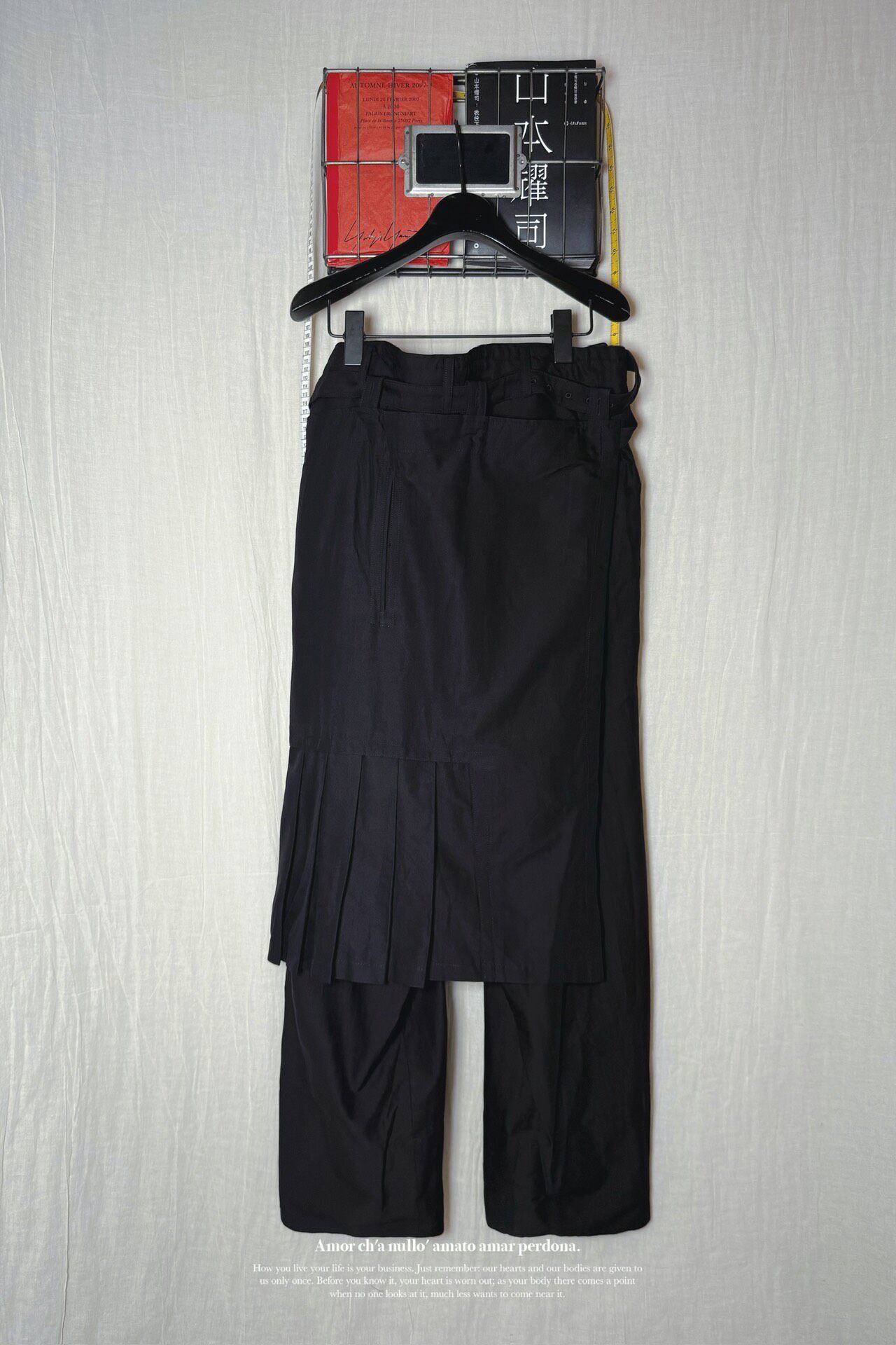 Yohji Yamamoto 23SS Detachable Pants — back