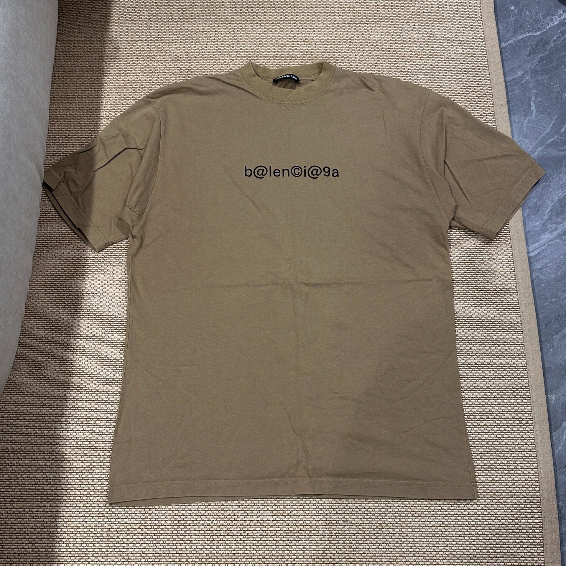 Balenciaga Desert Taupe Short-Sleeve T-Shirt