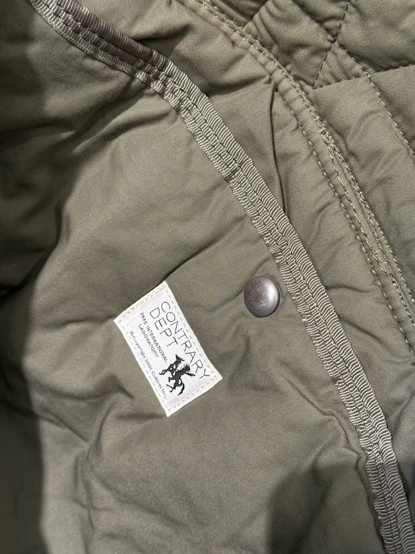 VISVIM 20AW Olive N.A.P Tote M — label