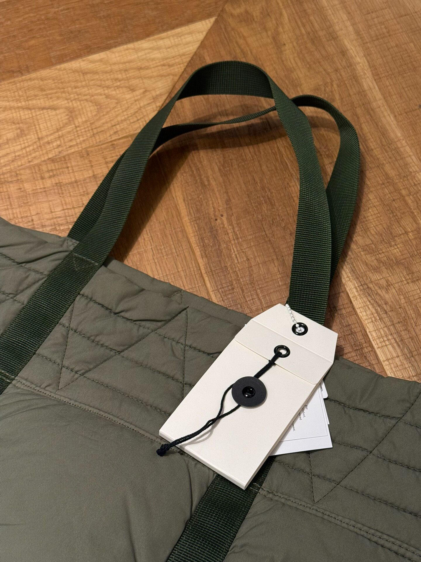 VISVIM 20AW Olive N.A.P Tote M — detail