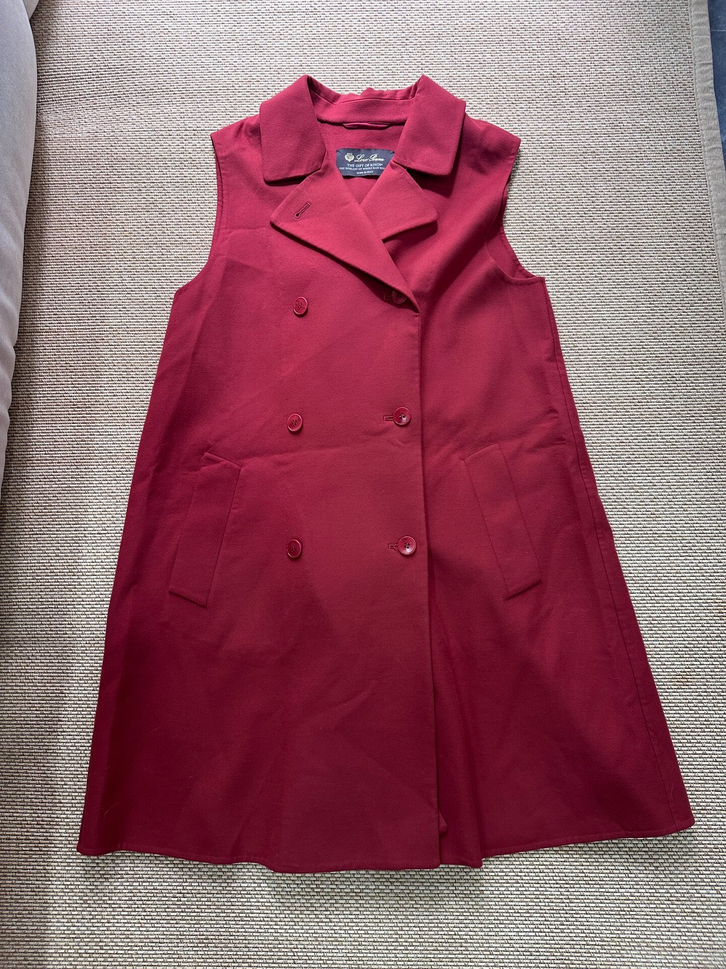 Loro Piana Sleeveless Vest-Dress